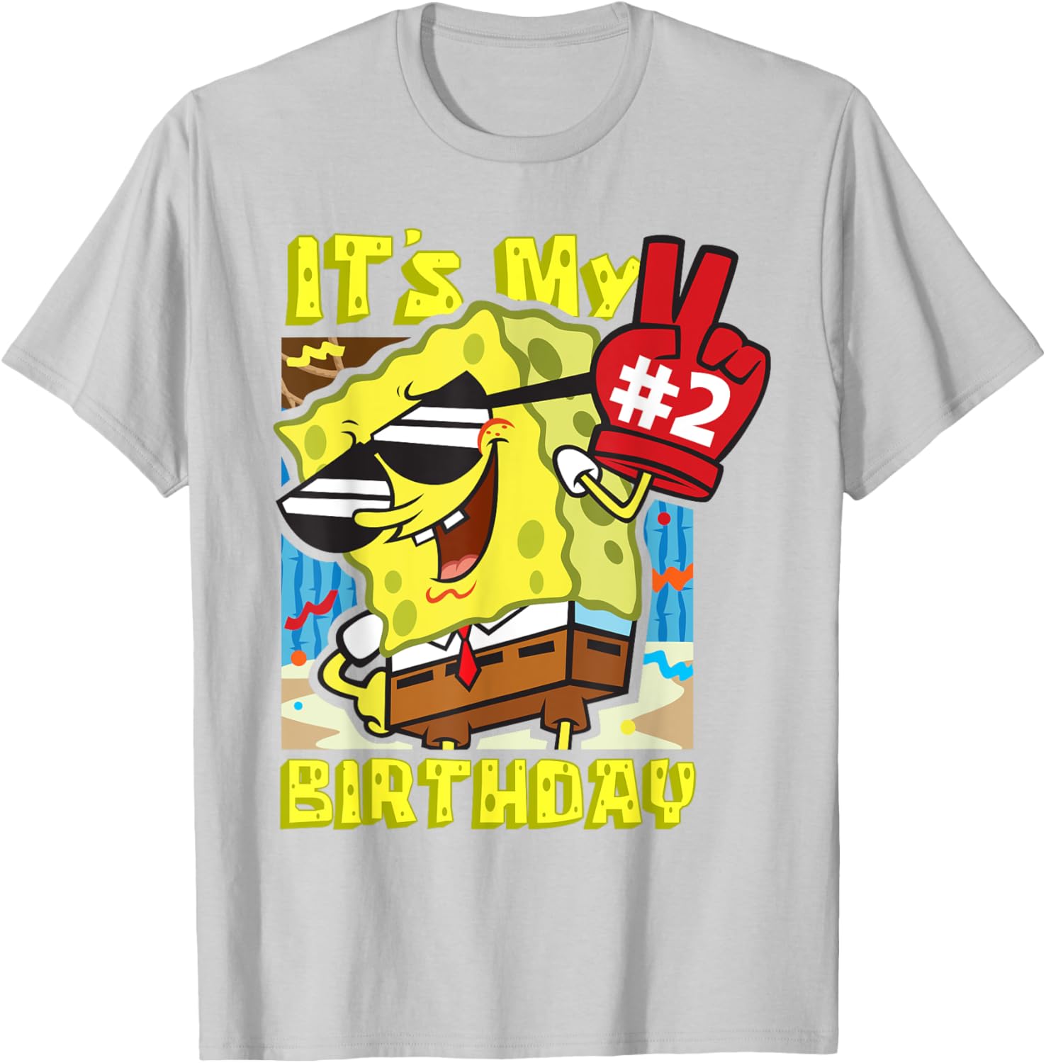 SpongeBob 2nd Birthday T-Shirt for Boys and Girls – Fun Gift Idea! - 3