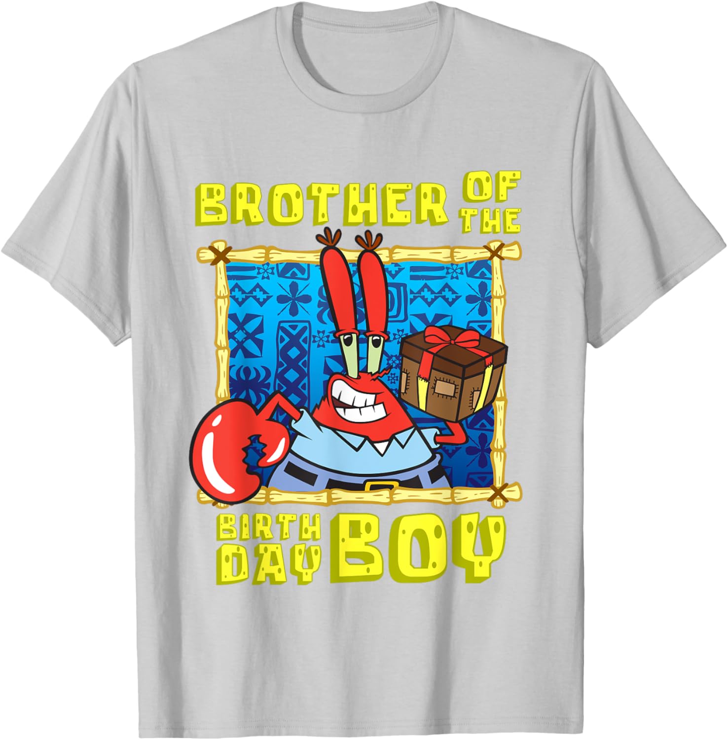 Mademark SpongeBob Mr. Krabs Brother Birthday T-Shirt for Boys - 9