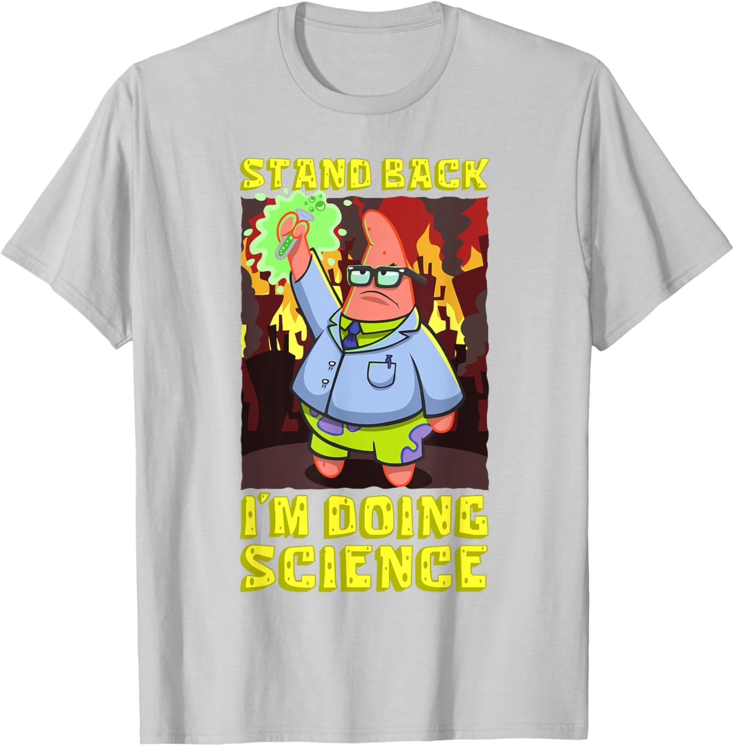 Mademark x SpongeBob SquarePants Science Experiment T-Shirt for Kids - 10
