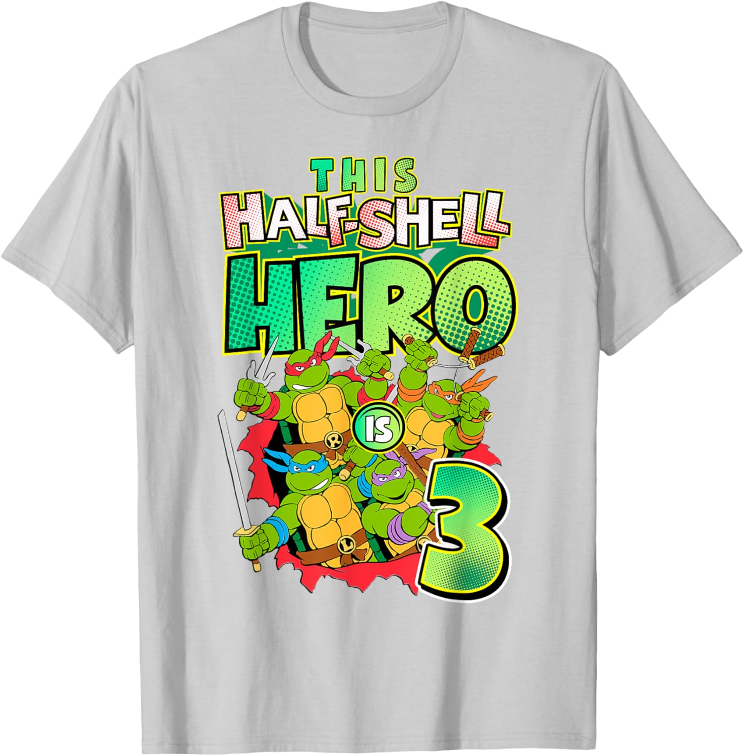 Mademark Teenage Mutant Ninja Turtles This Half Shell Hero T-Shirt - 4