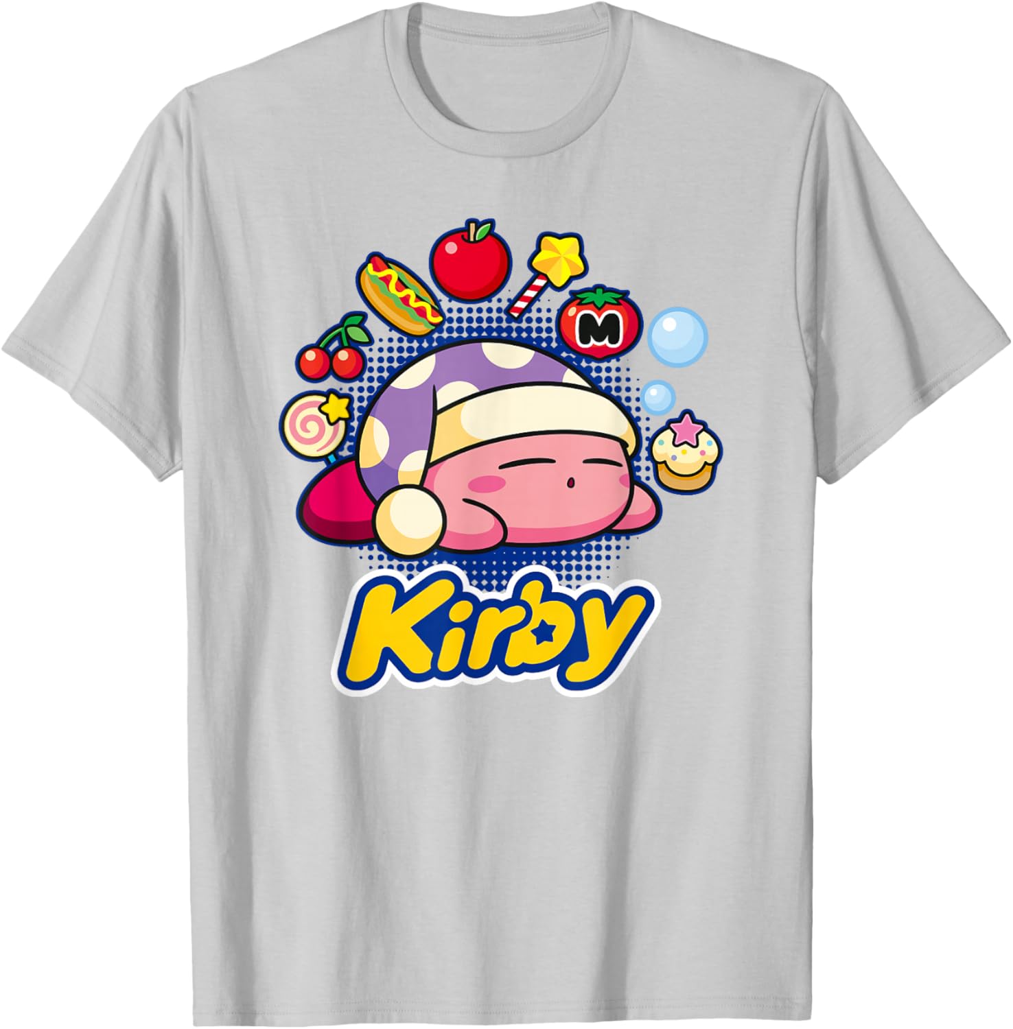 Kirby Dreaming of Tasty Trinkets T-Shirt for Fun and Fashion Lovers - 18