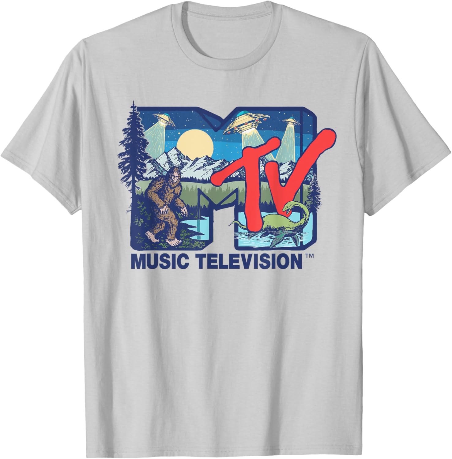 Mademark x MTV Cryptid Logo T-Shirt Featuring Bigfoot UFOs and Aliens - 11