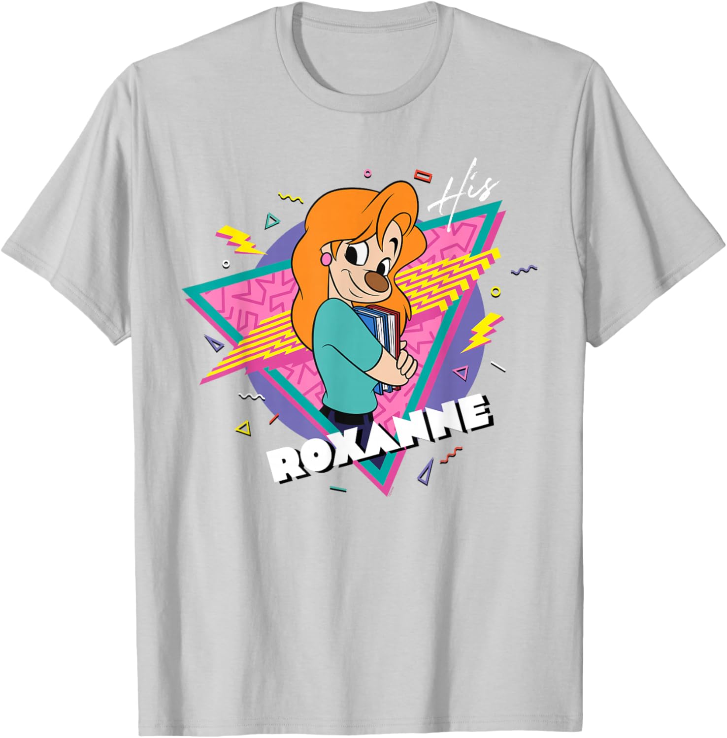 Disney A Goofy Movie Retro 90s Couples Matching His Roxanne T-Shirt - 19