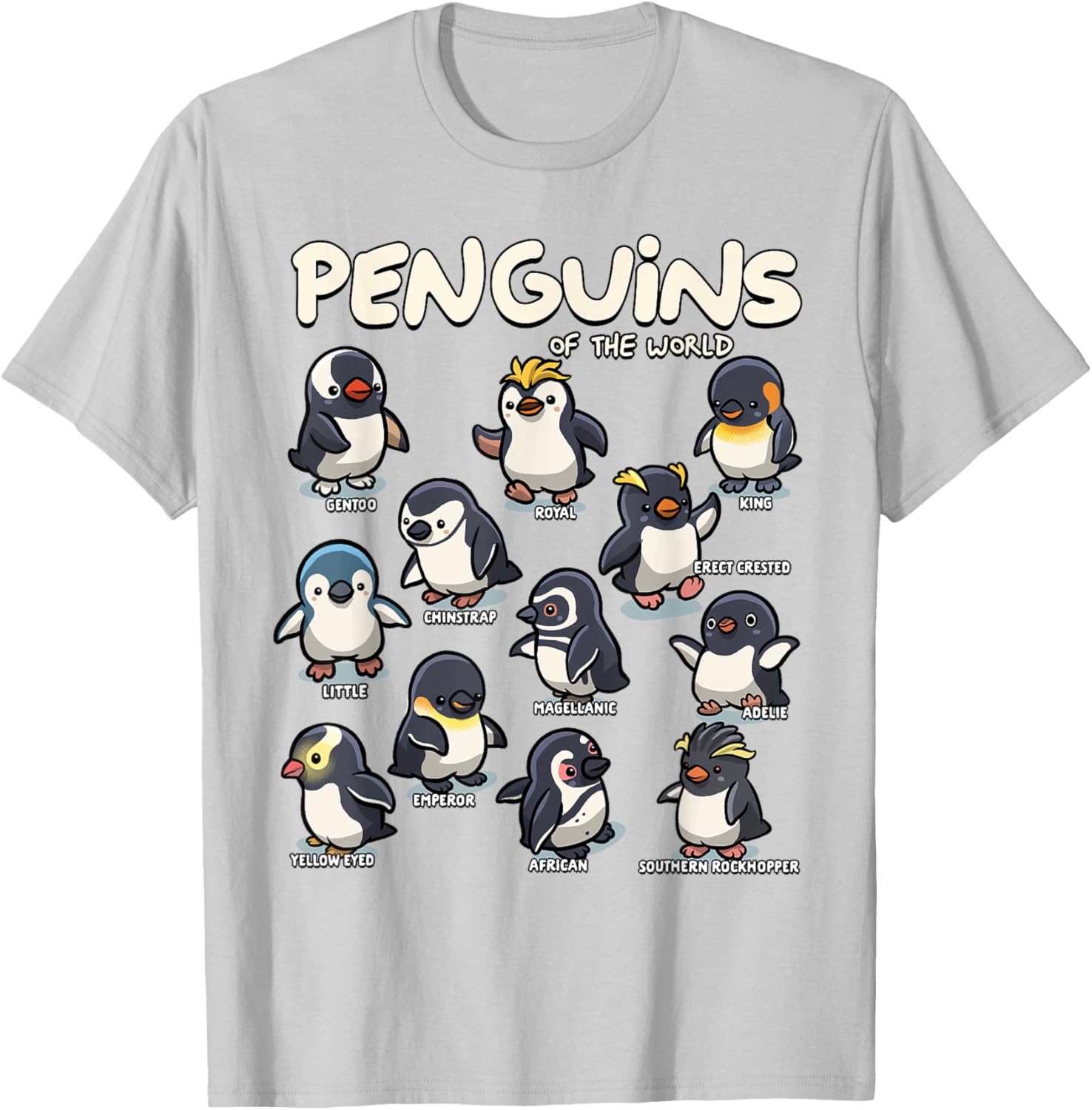 Cute Penguin Lovers T-Shirt for Animal Fans - Stylish Penguin Apparel - 17
