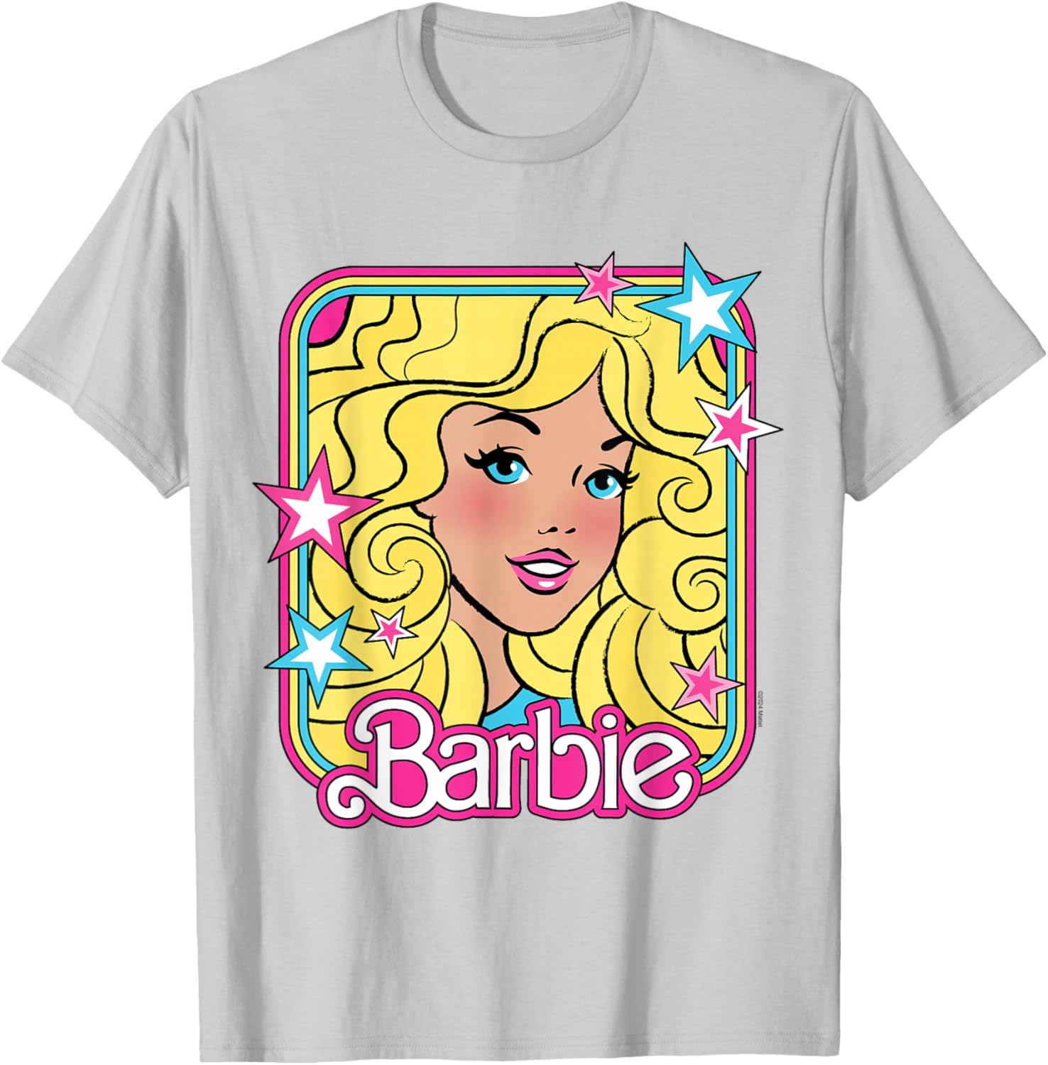 Retro Barbie 70s Star Portrait T-Shirt for Fashionable Fans - 2