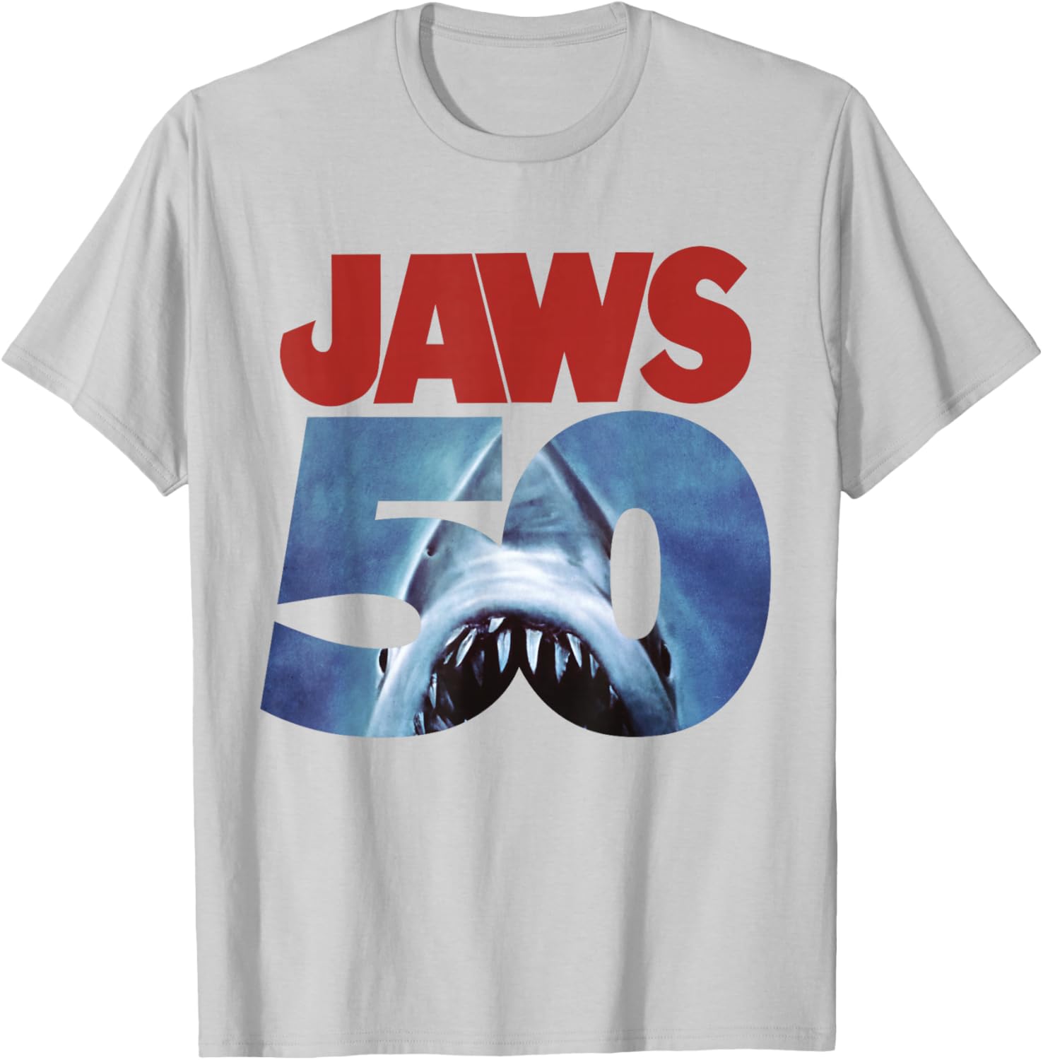 Jaws 50th Anniversary Front and Back T-Shirt for Movie Fans and Collectors - 24