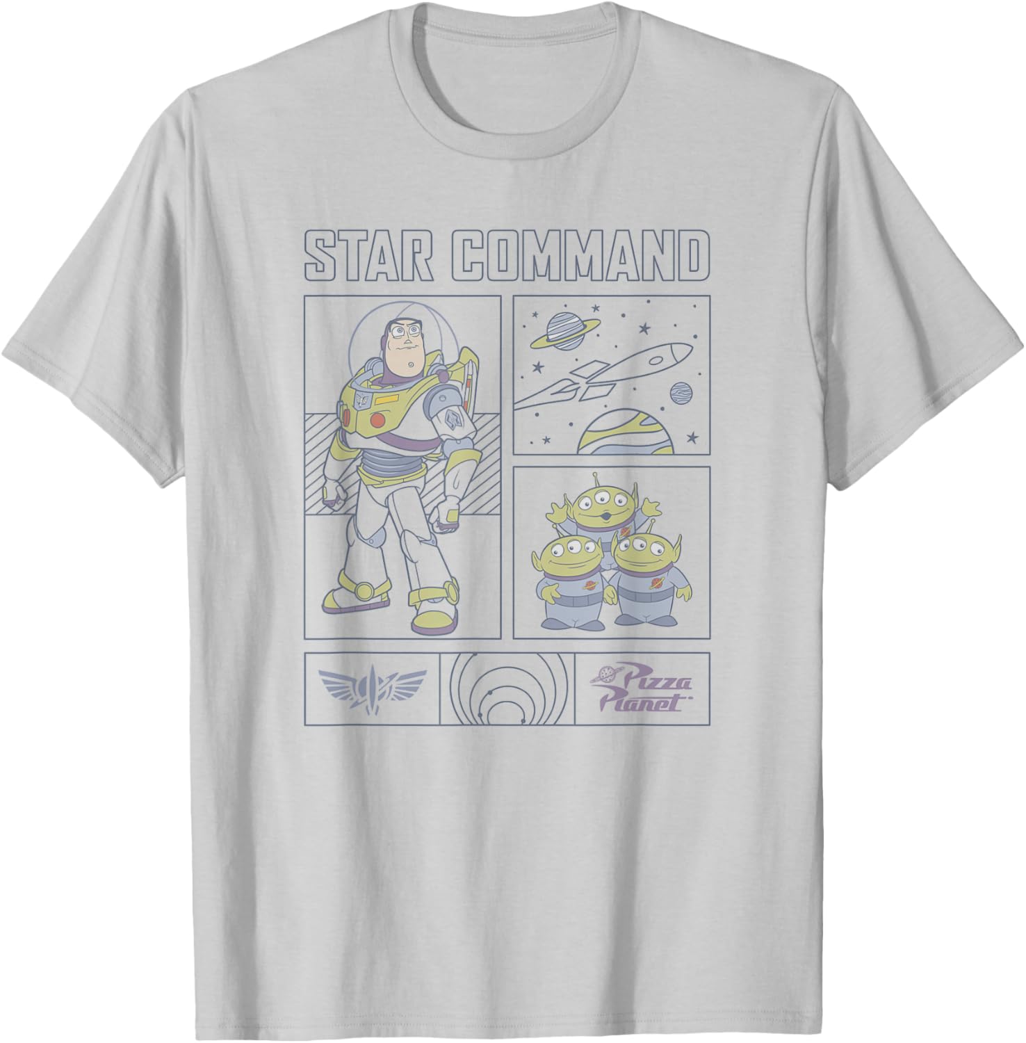 Disney Pixar Toy Story Buzz Lightyear Star Command Graphic T-Shirt - 2