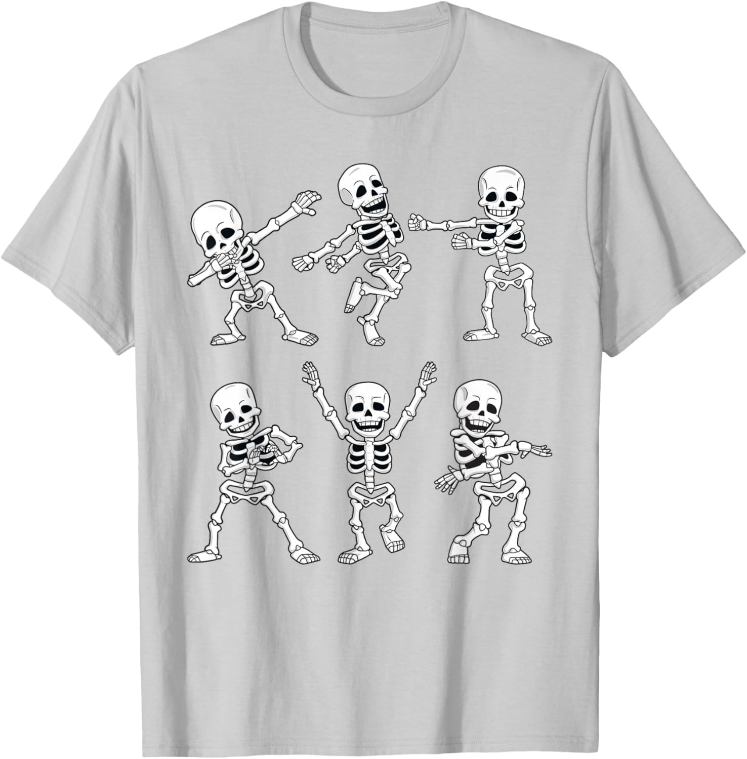 Dancing Skeletons Halloween T-Shirt for Boys and Girls Fun Dance Challenge - 2