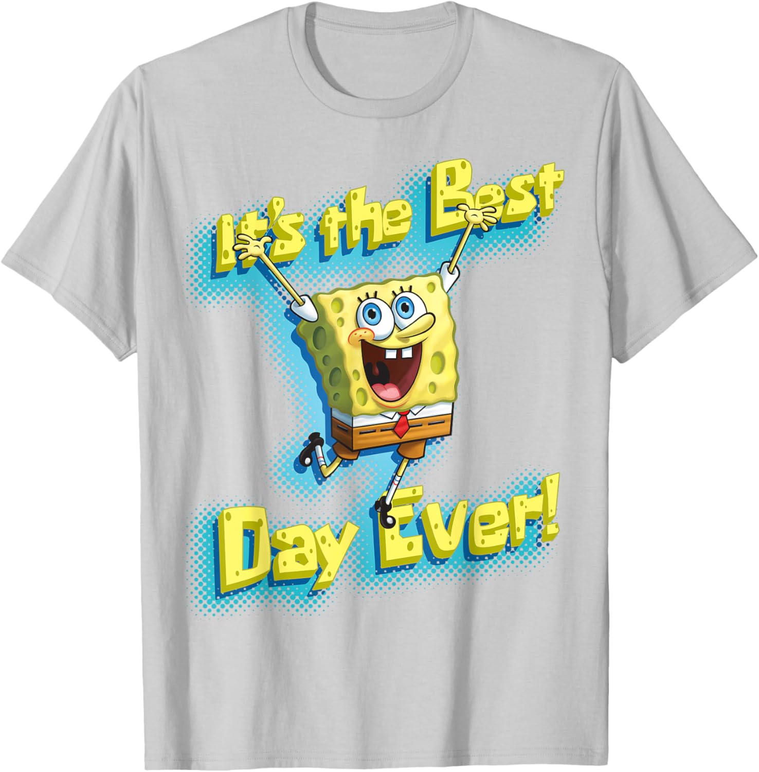 Mademark SpongeBob SquarePants Best Day Ever T-Shirt for Fun Fans - 12