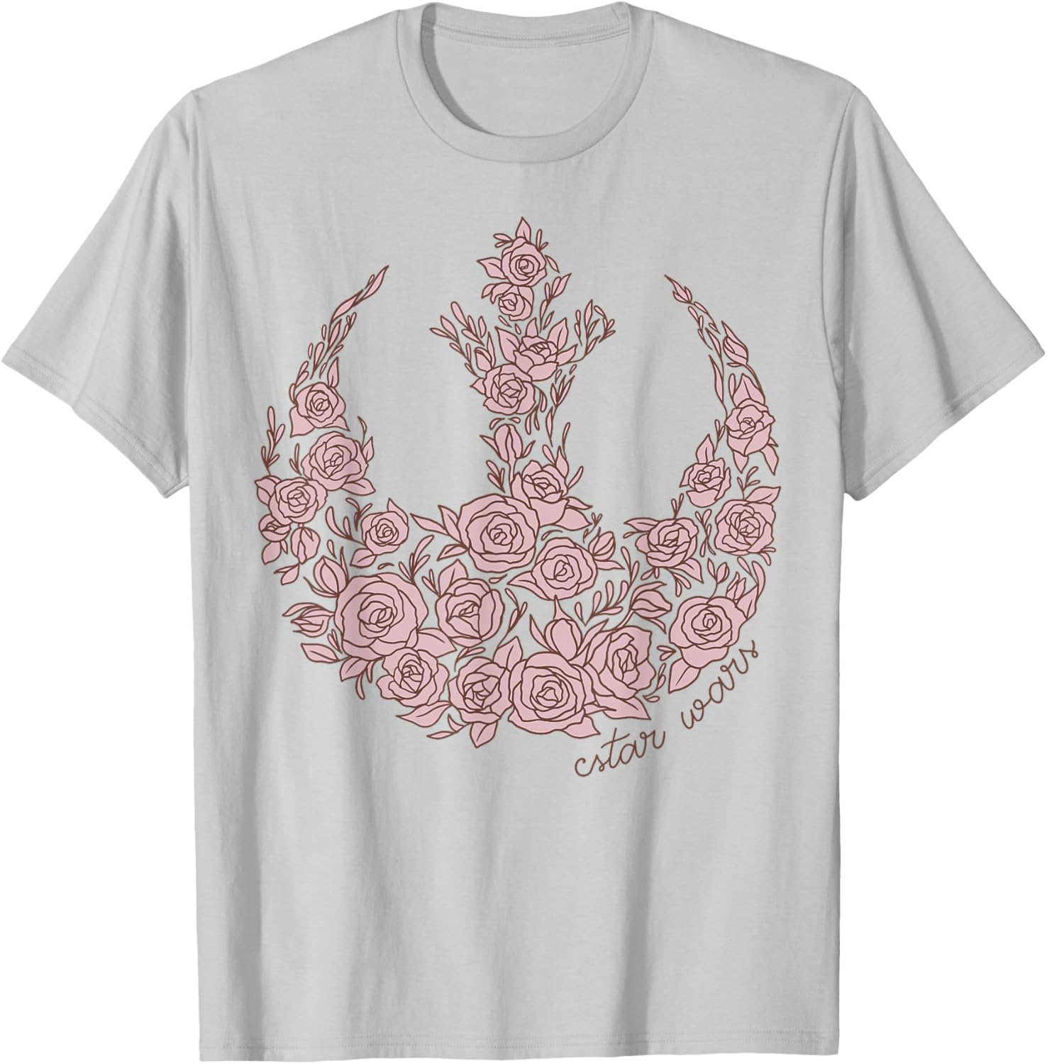 Star Wars Rose Rebel Emblem T-Shirt for Fans of Galactic Adventure - 8