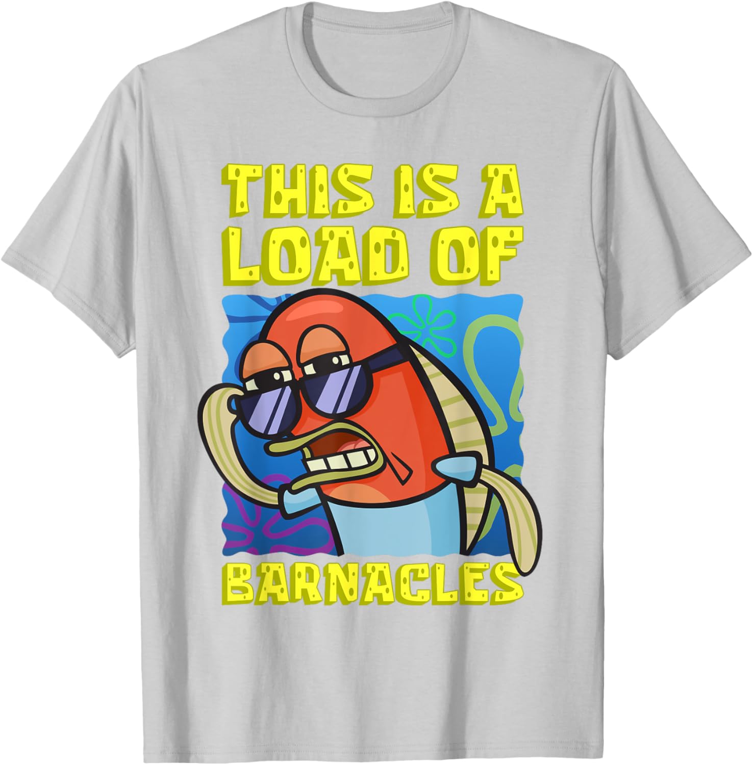 Funny SpongeBob Barnacles T-Shirt - Mademark x SpongeBob Apparel - 8