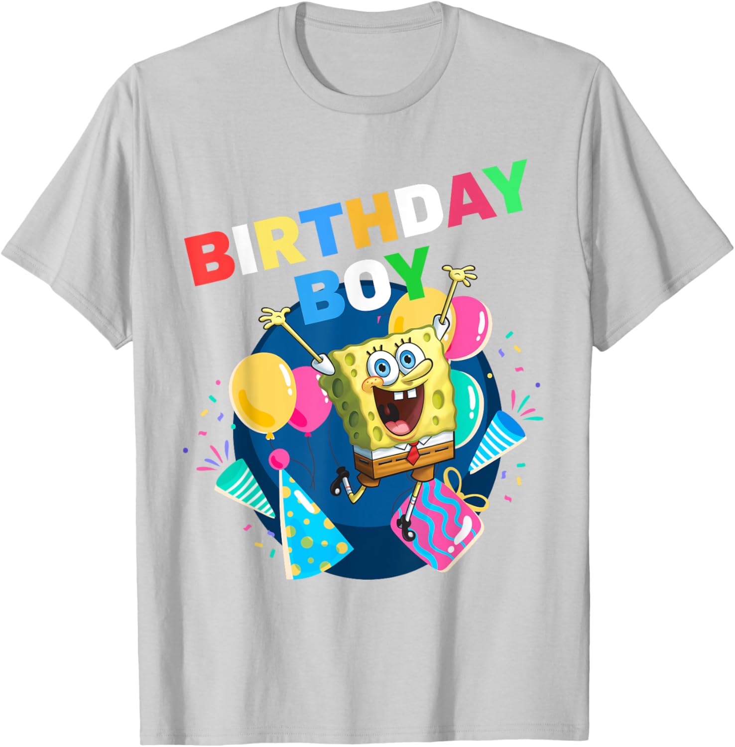 Mademark SpongeBob SquarePants Birthday Boy Celebration T-Shirt for Kids - 2