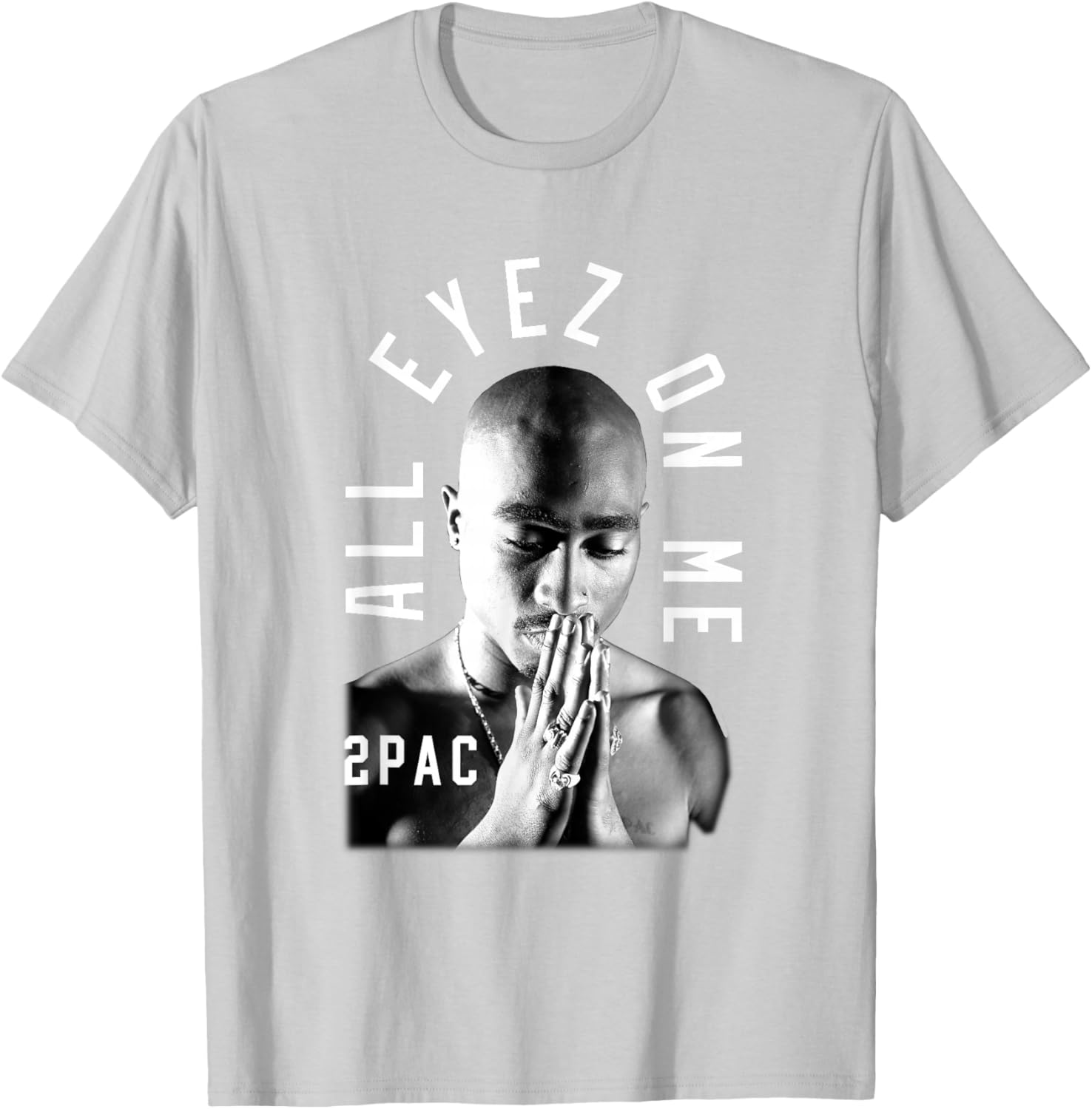 Tupac Shakur Classic Fit T-Shirt - Black Cotton Polyester Short Sleeve - 9