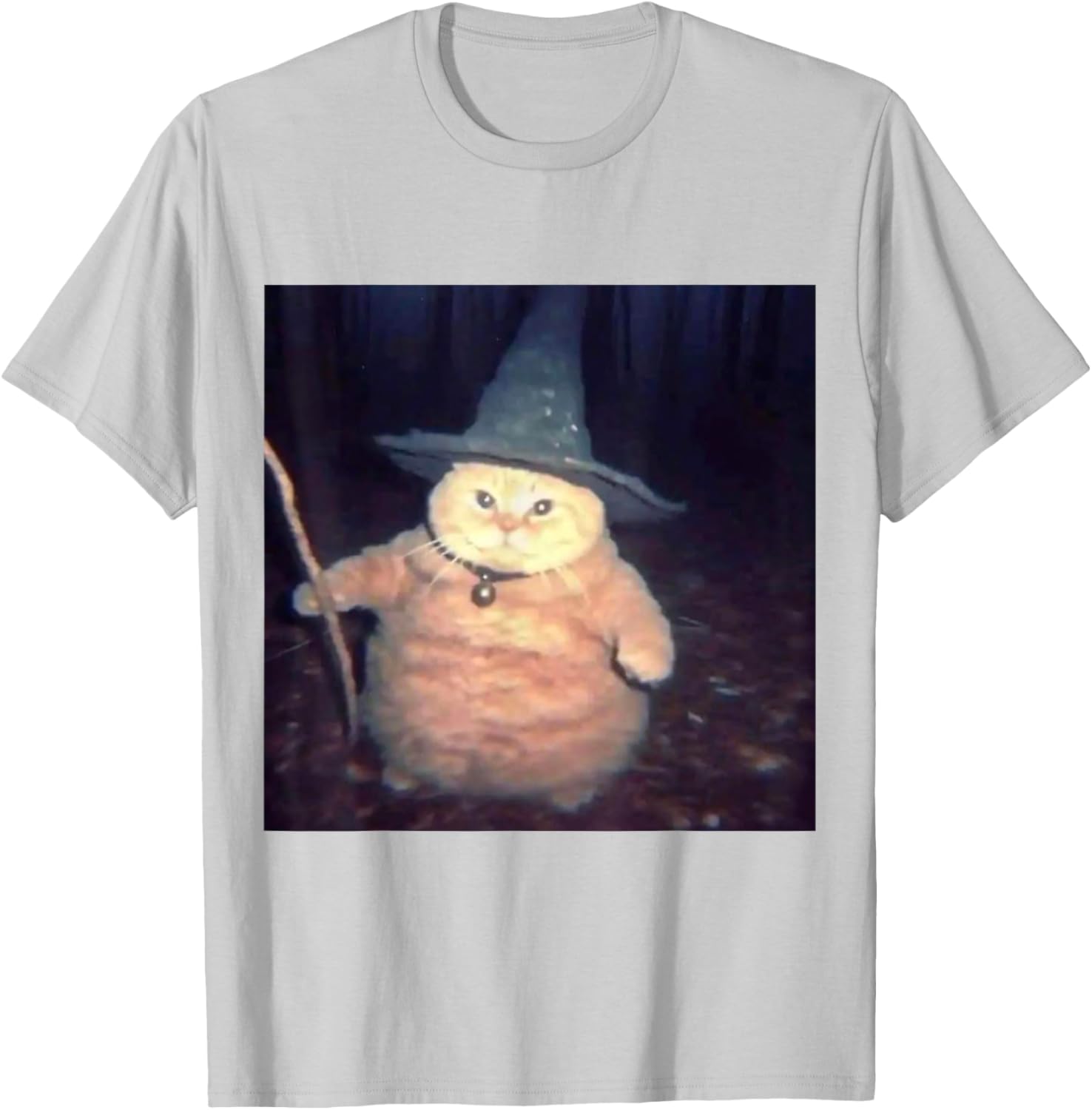 Funny Wizard Cat Halloween T-Shirt for Cat Lovers and Meme Fans - 12