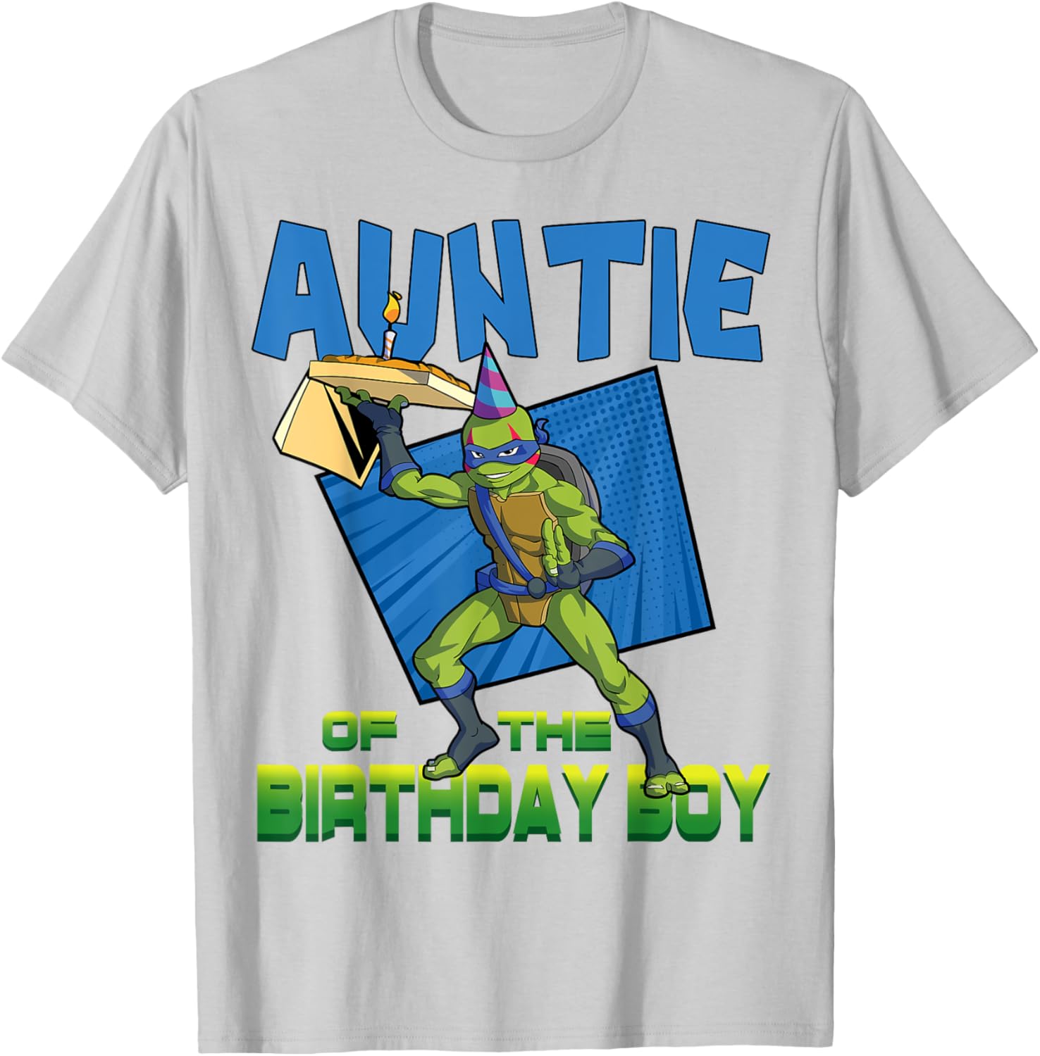 Mademark Teenage Mutant Ninja Turtles Leo Birthday Boy Pizza Party T-Shirt - 5