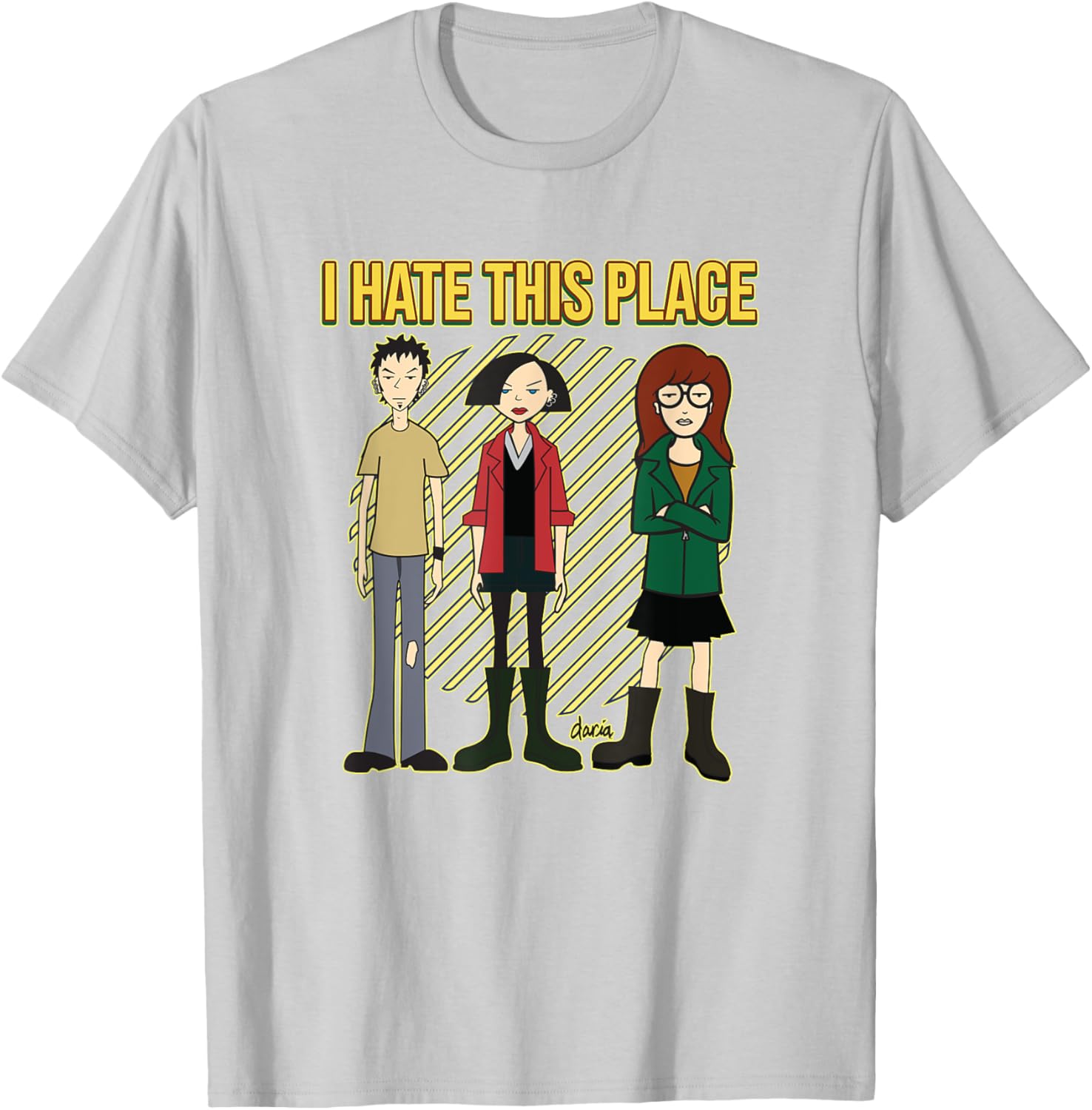 Mademark x Daria I Hate This Place T-Shirt for Stylish Comfort - 10