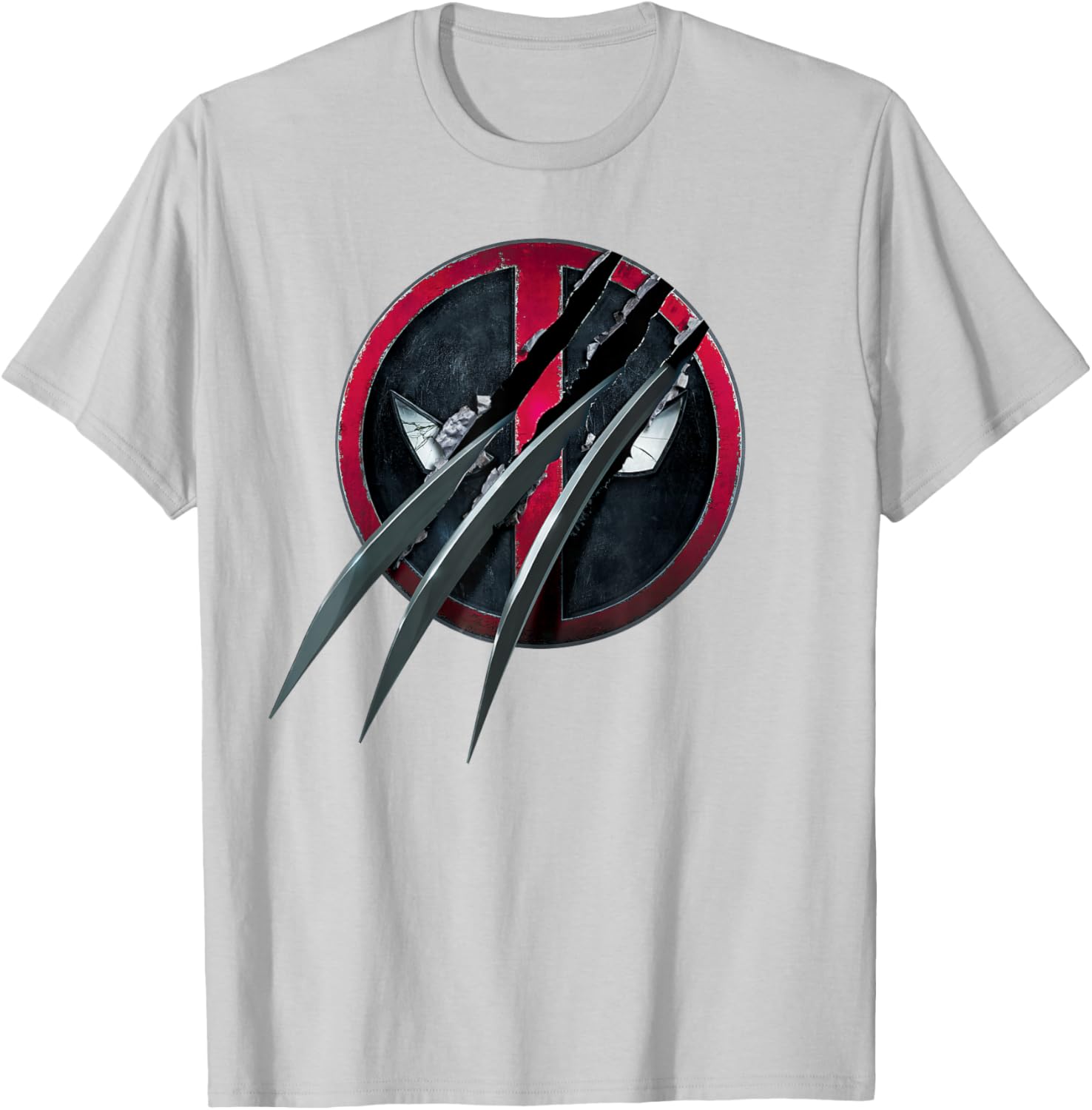 Deadpool and Wolverine Icon T-Shirt with Claws for Marvel Fans - 1