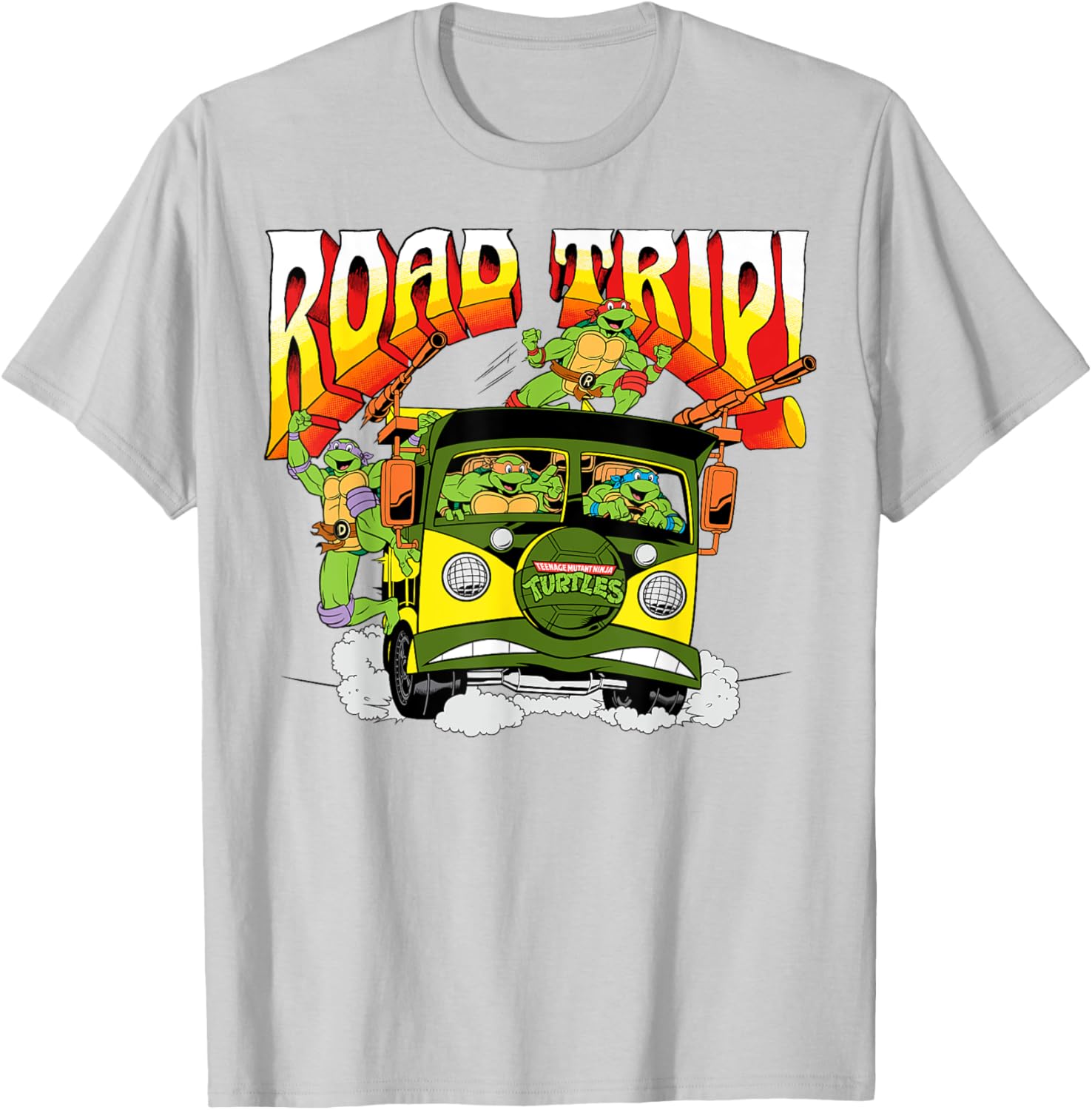 Mademark Teenage Mutant Ninja Turtles Retro Party Wagon T-Shirt - 5