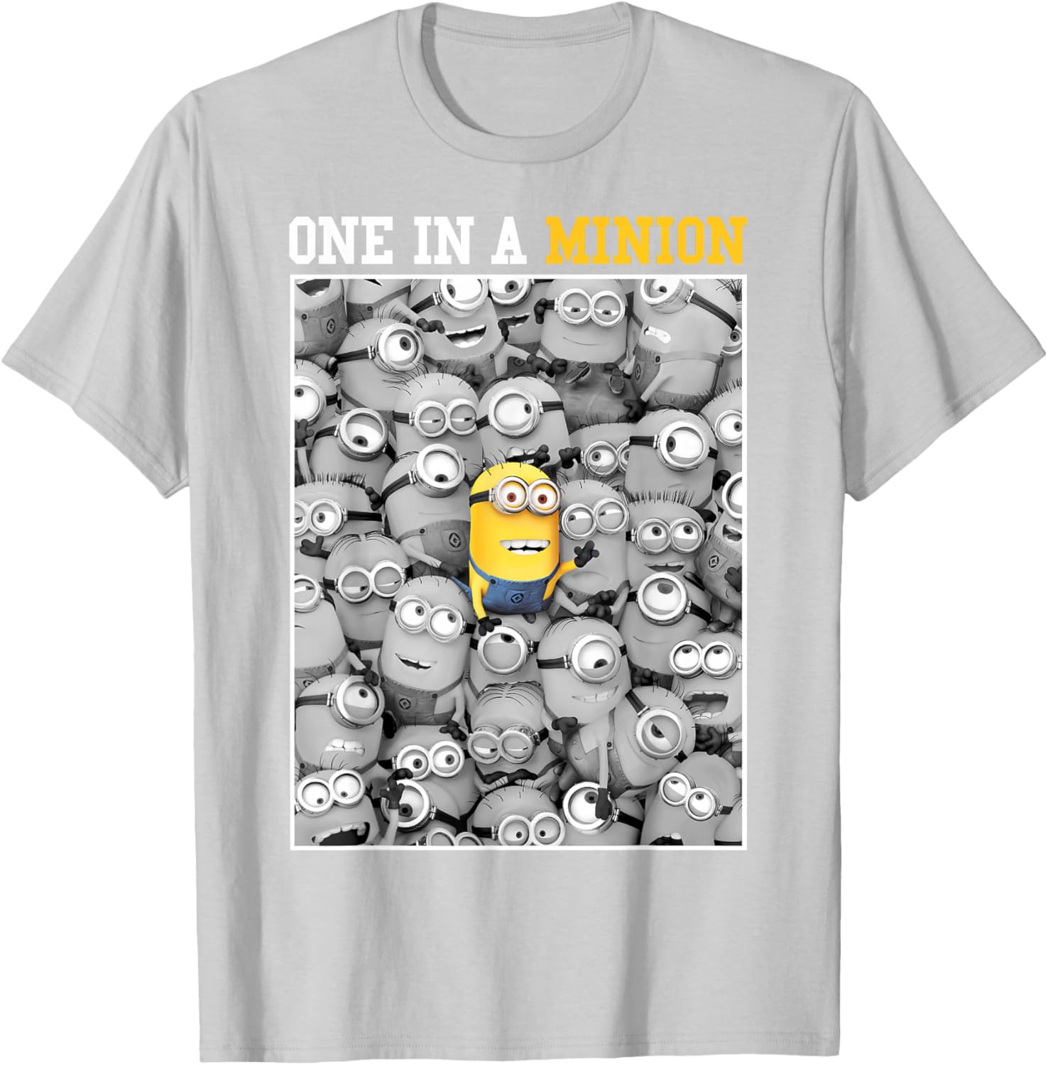 Despicable Me Minions One In A Minion Color Pop Portrait T-Shirt - 7