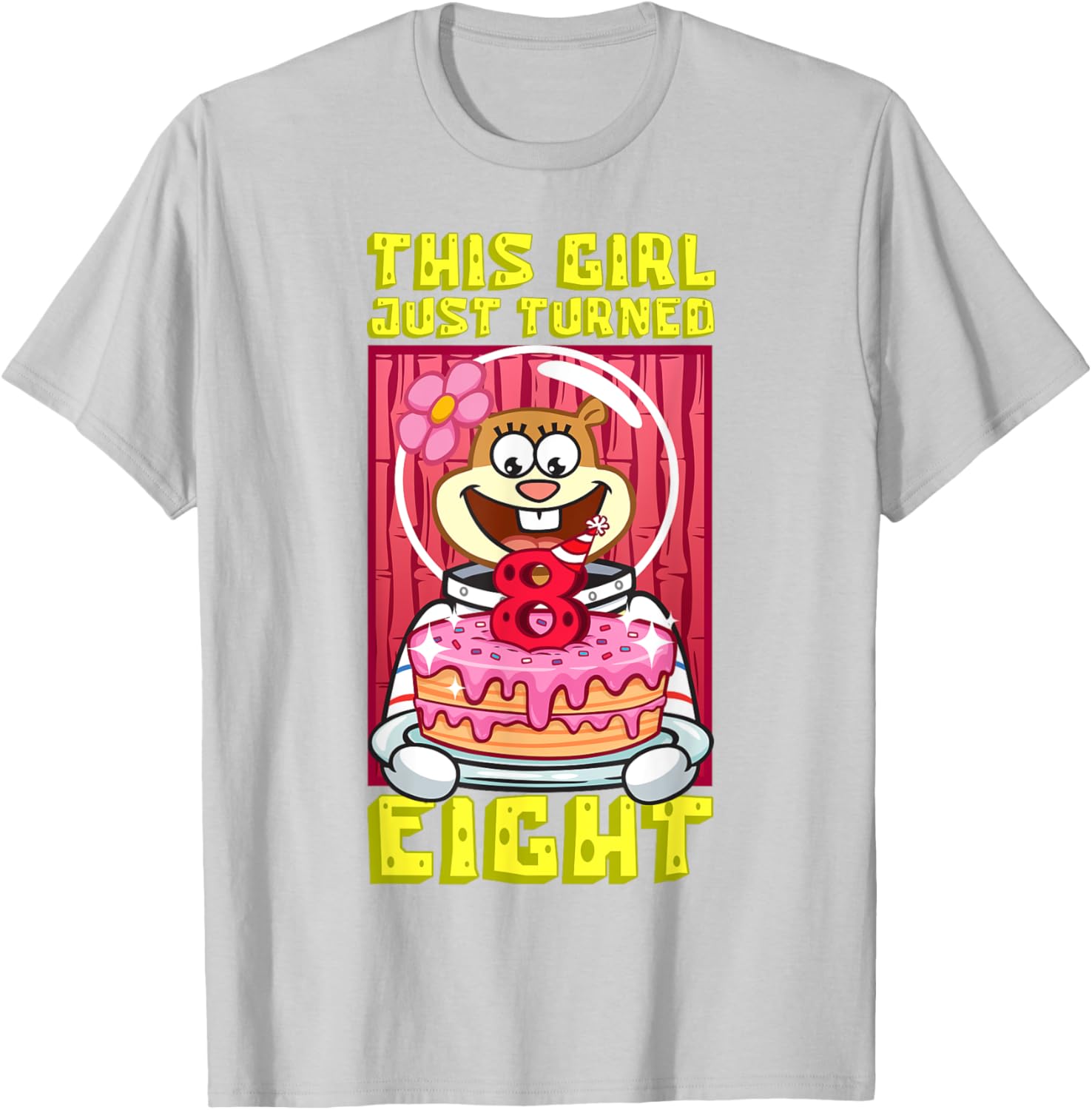 Mademark x SpongeBob SquarePants Sandy 8th Birthday Fun T-Shirt - 4