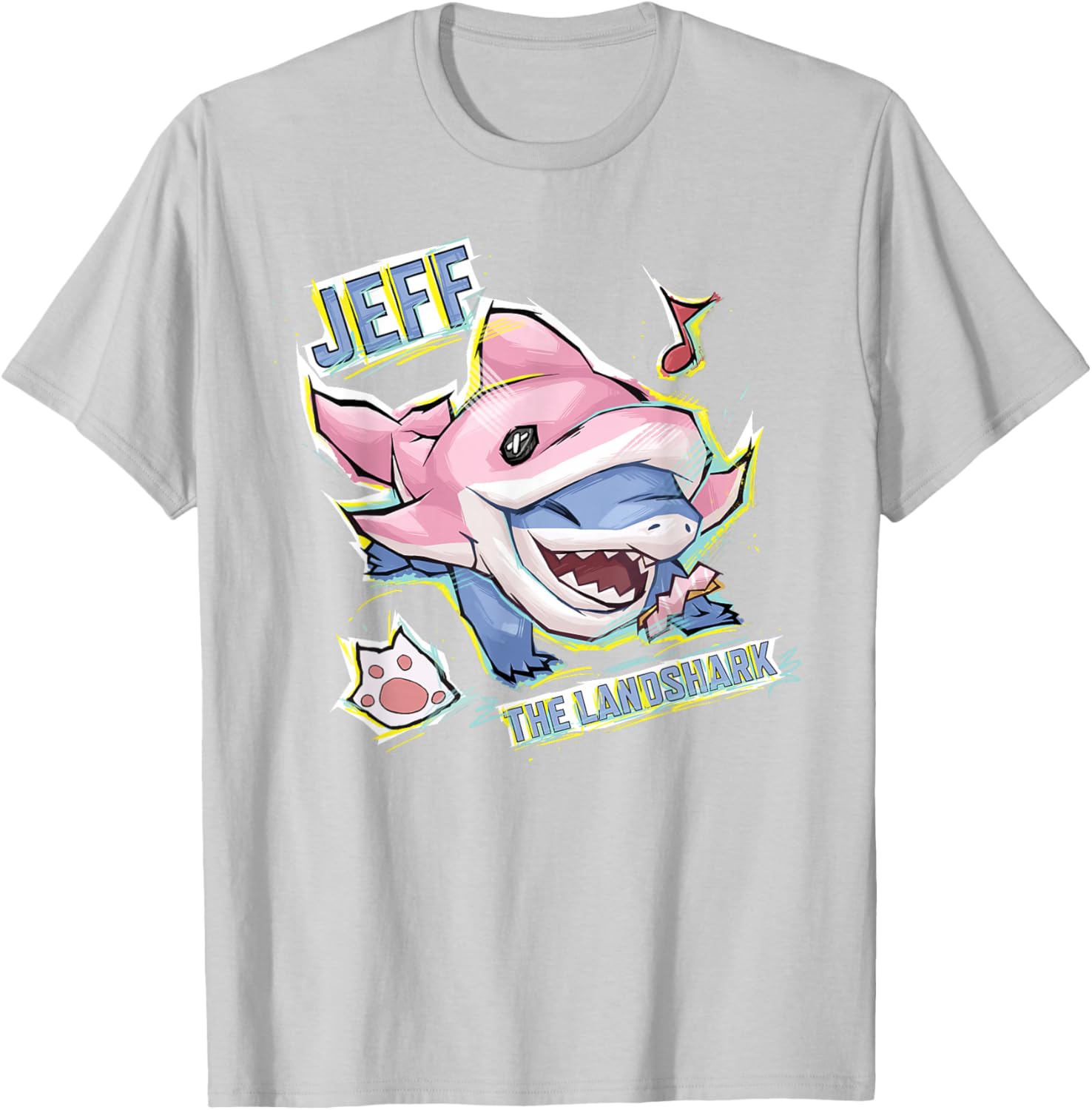 Marvel Rivals PVP Jeff the Land Shark Dolphin Skin T-Shirt for Fans - 8