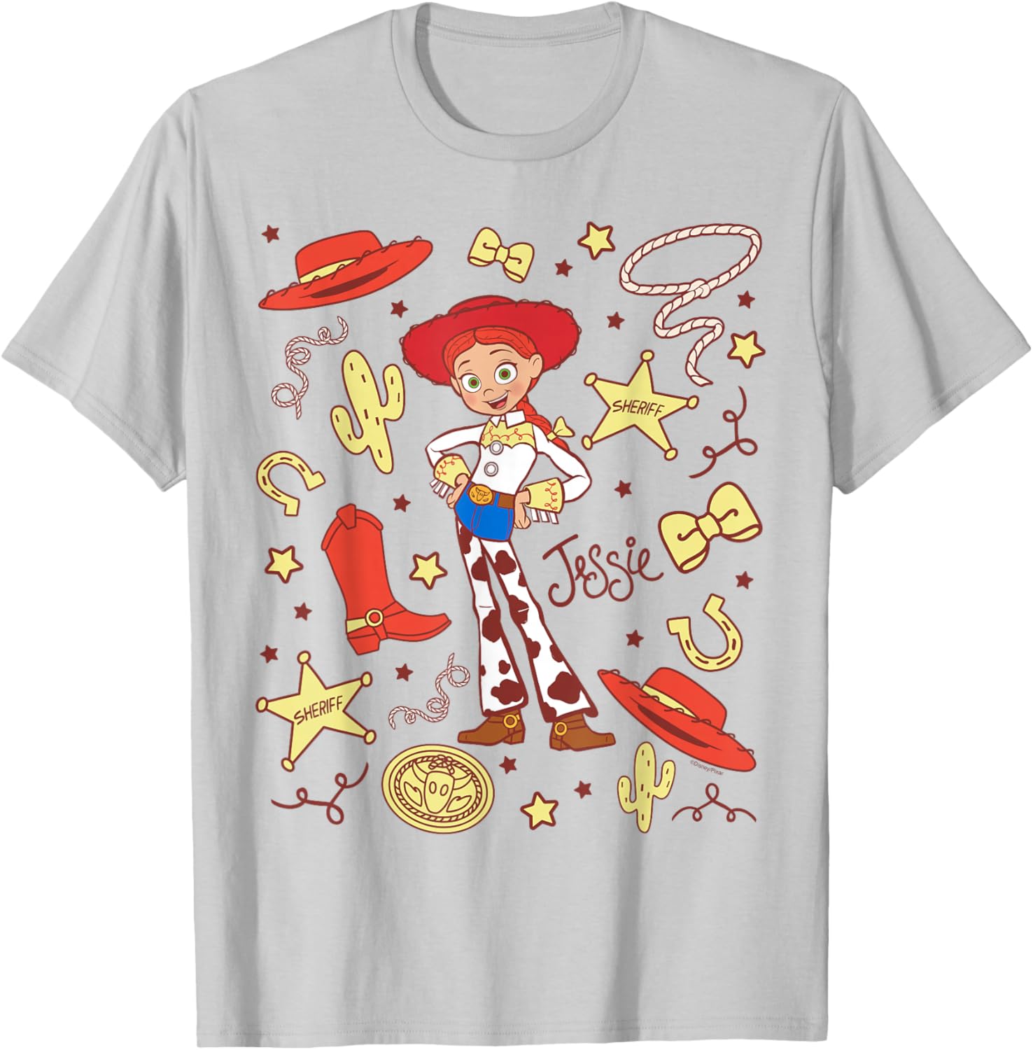 Toy Story Jessie Cowgirl Western Spirit T-Shirt for Kids and Adults - 1