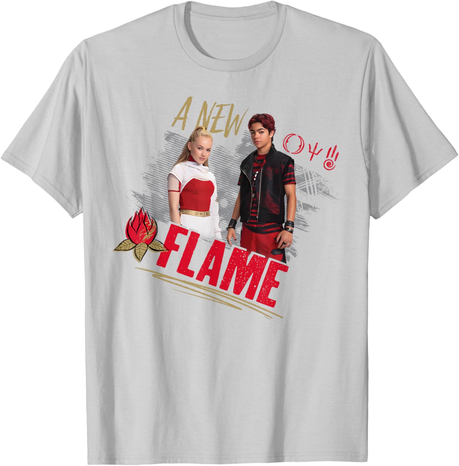 Disney Zombies 4 Nova and Victor A New Flame T-Shirt for Fans - 8