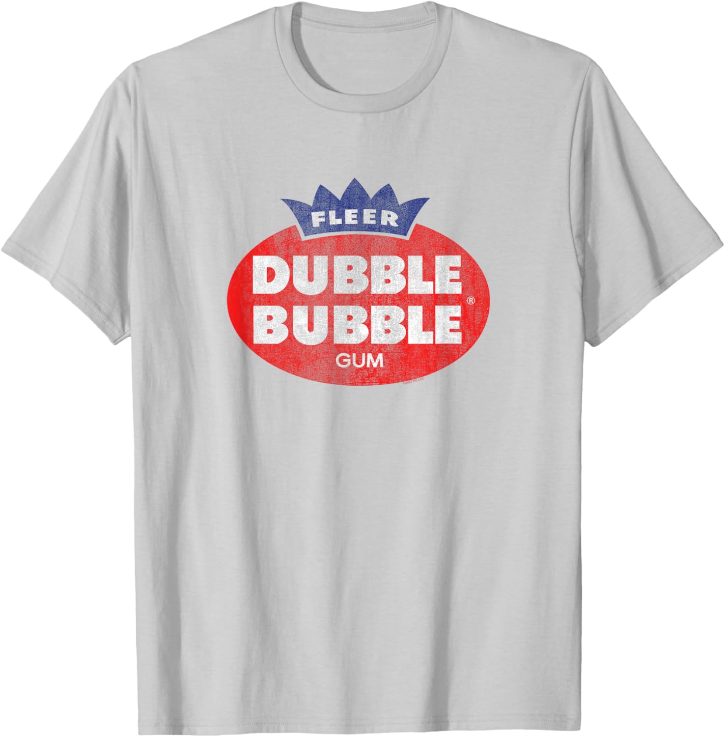 Dubble Bubble Classic Oval Logo Bubblegum Candy T-Shirt for Fun Style - 7