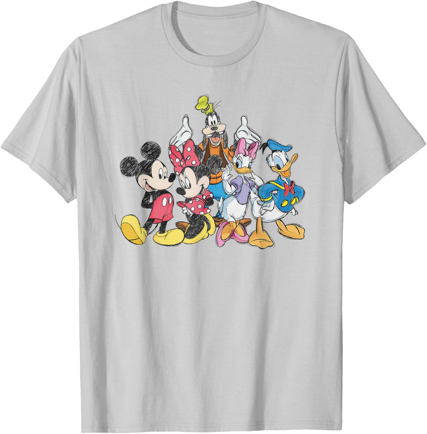 Mickey Mouse and Friends Short Sleeve T-Shirt for Kids and Adults - 4