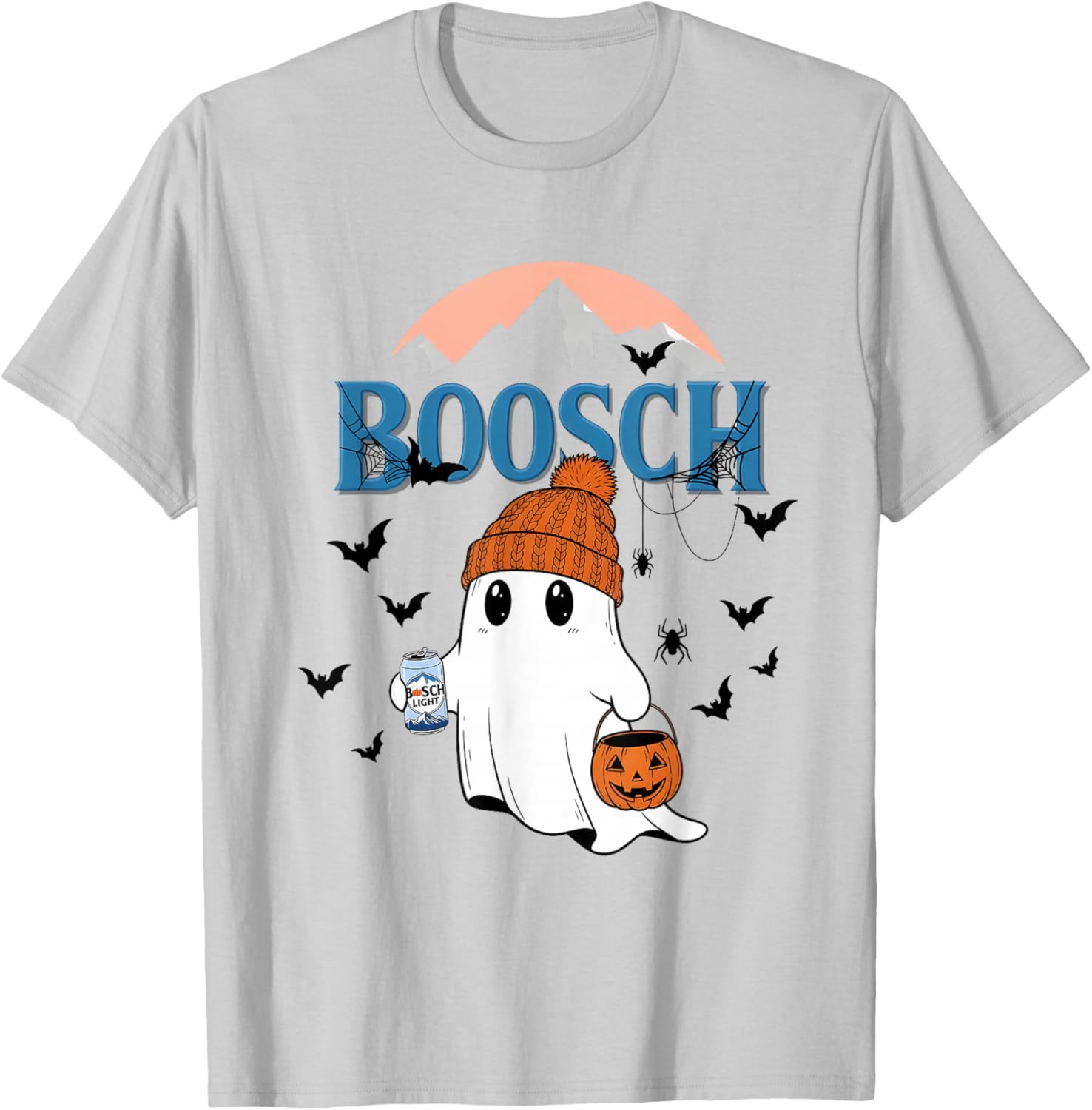Cute Ghost Beer Pumpkins Halloween T-Shirt for Fun Holiday Spirit - 22