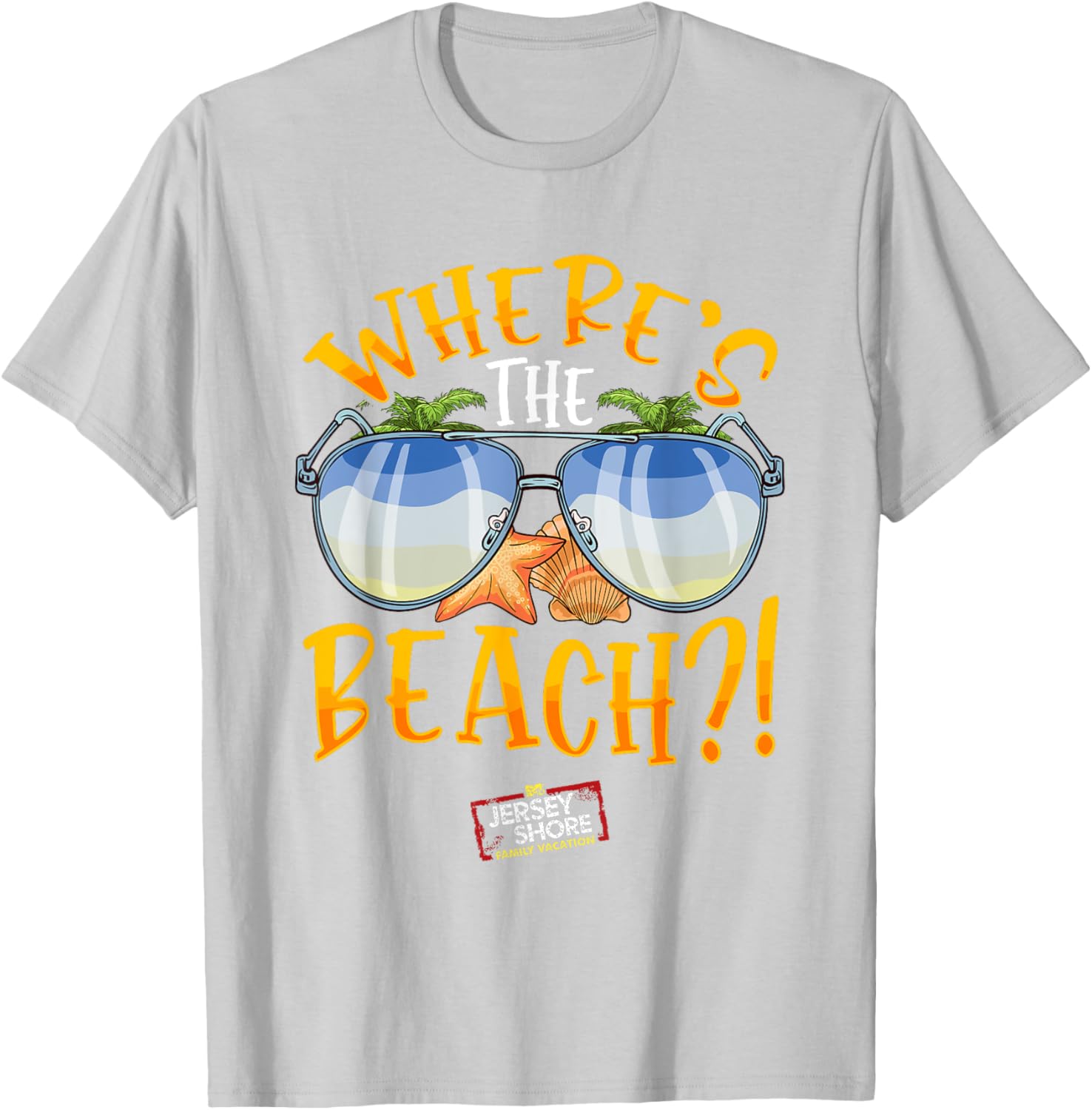 Mademark Jersey Shore Family Vacation Where's The Beach T-Shirt - 6