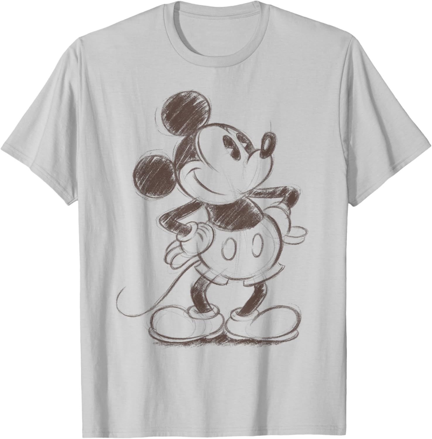 Mickey Mouse Sketch Portrait T-Shirt for Disney Fans and Collectors - 2