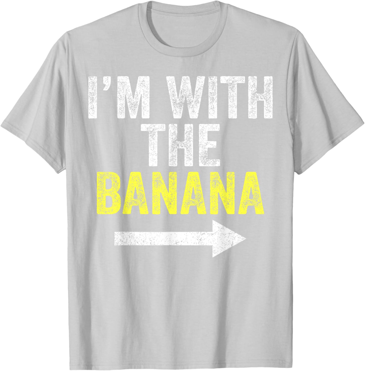 Adorable I'm With The Banana Costume Matching Couple T-Shirt - 21