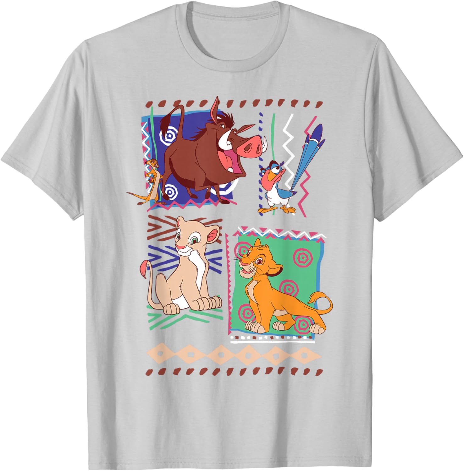 Disney Lion King Simba and Timon Graphic T-Shirt for Fans and Collectors - 4
