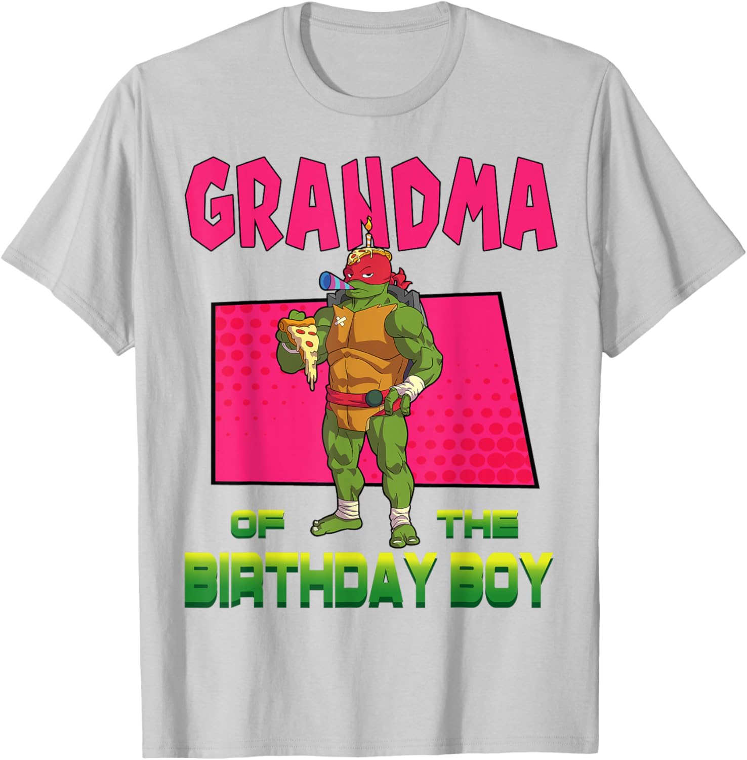 Mademark Raphael Birthday Boy Pizza Party T-Shirt for Kids - 2