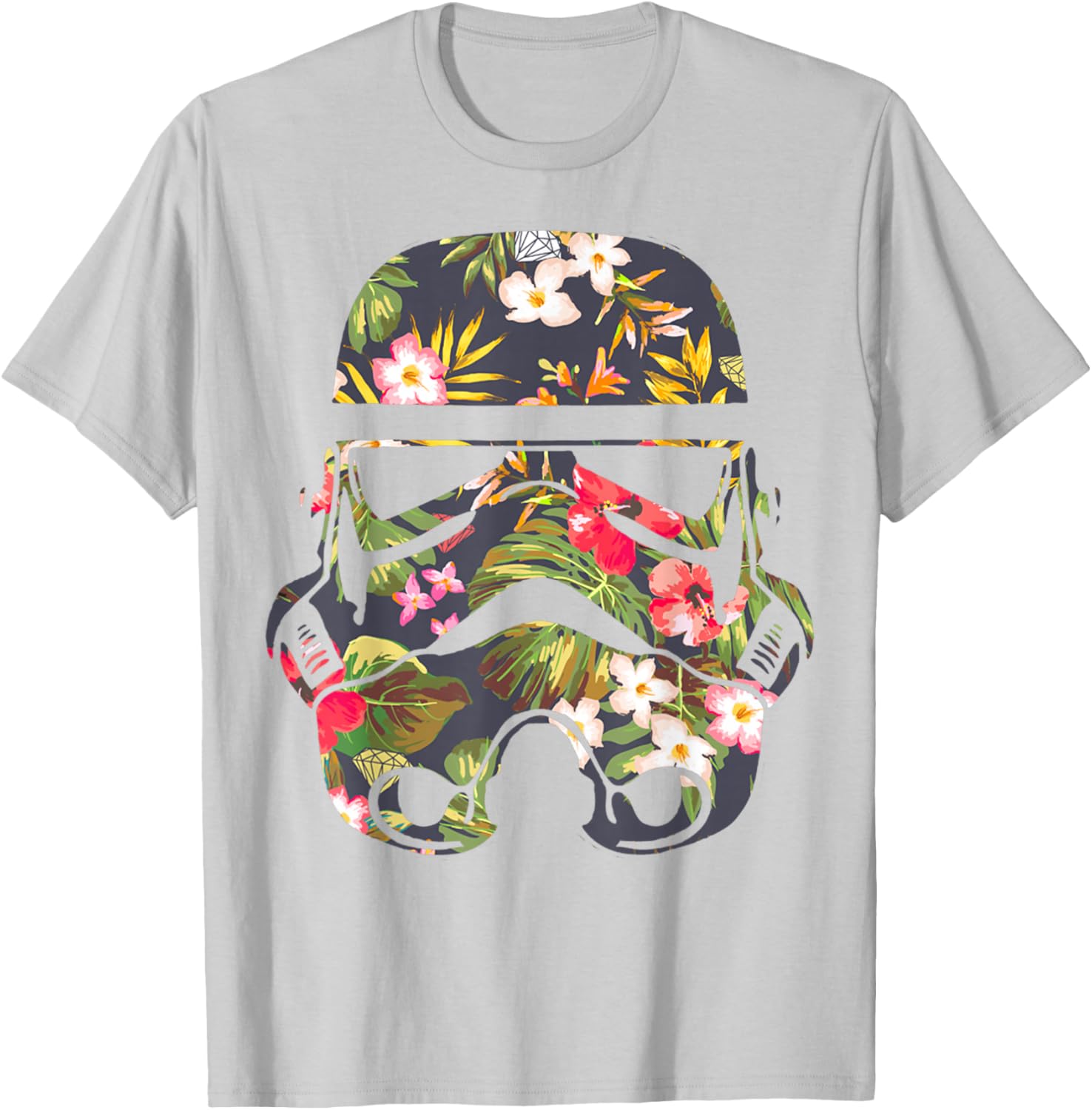 Star Wars Tropical Stormtrooper Floral Print T-Shirt for Fans - 7