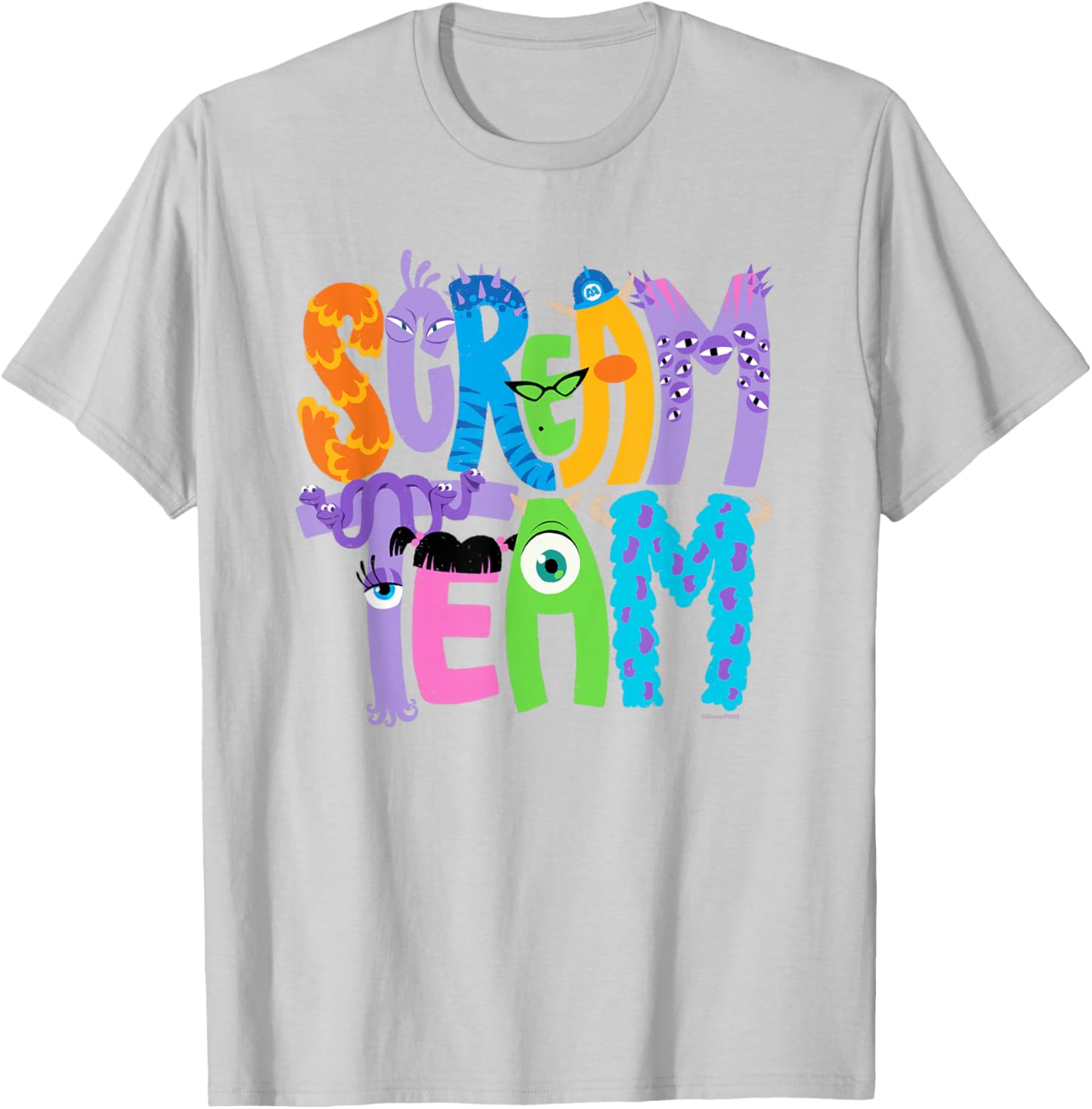 Monsters Inc Scream Team Halloween T-Shirt Fun Disney Pixar Apparel - 21