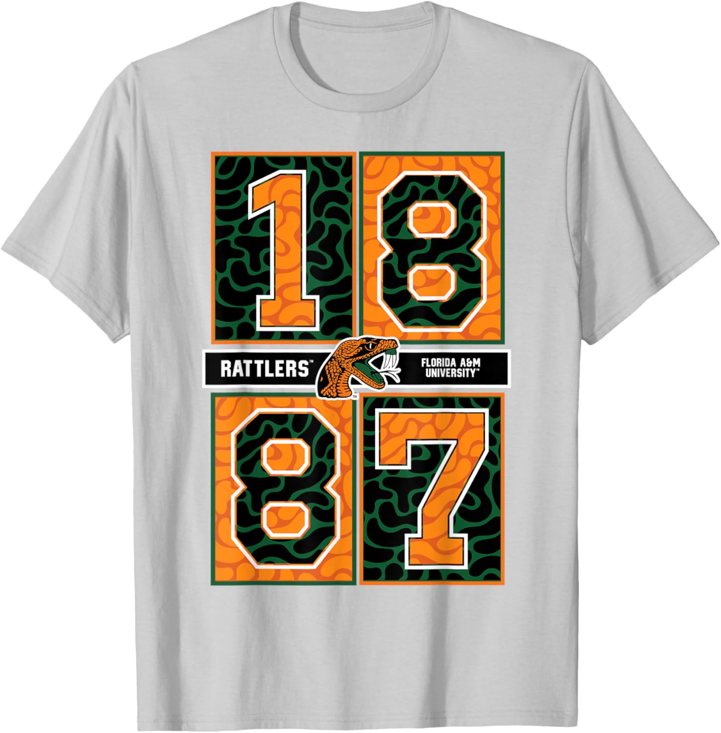 Florida A&M University Rattlers Concrete Date HBCU T-Shirt for Fans - 7