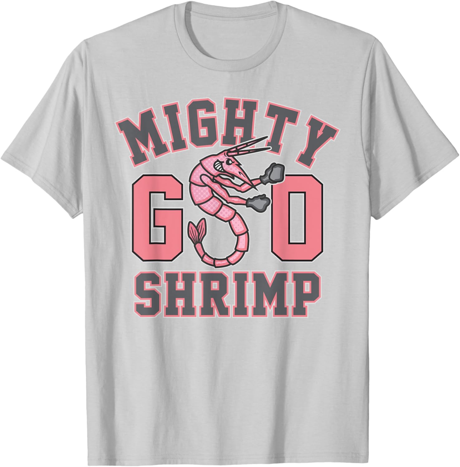 Mighty Shrimp Seabrook High School Zombie Mascot T-Shirt for Fans - 8