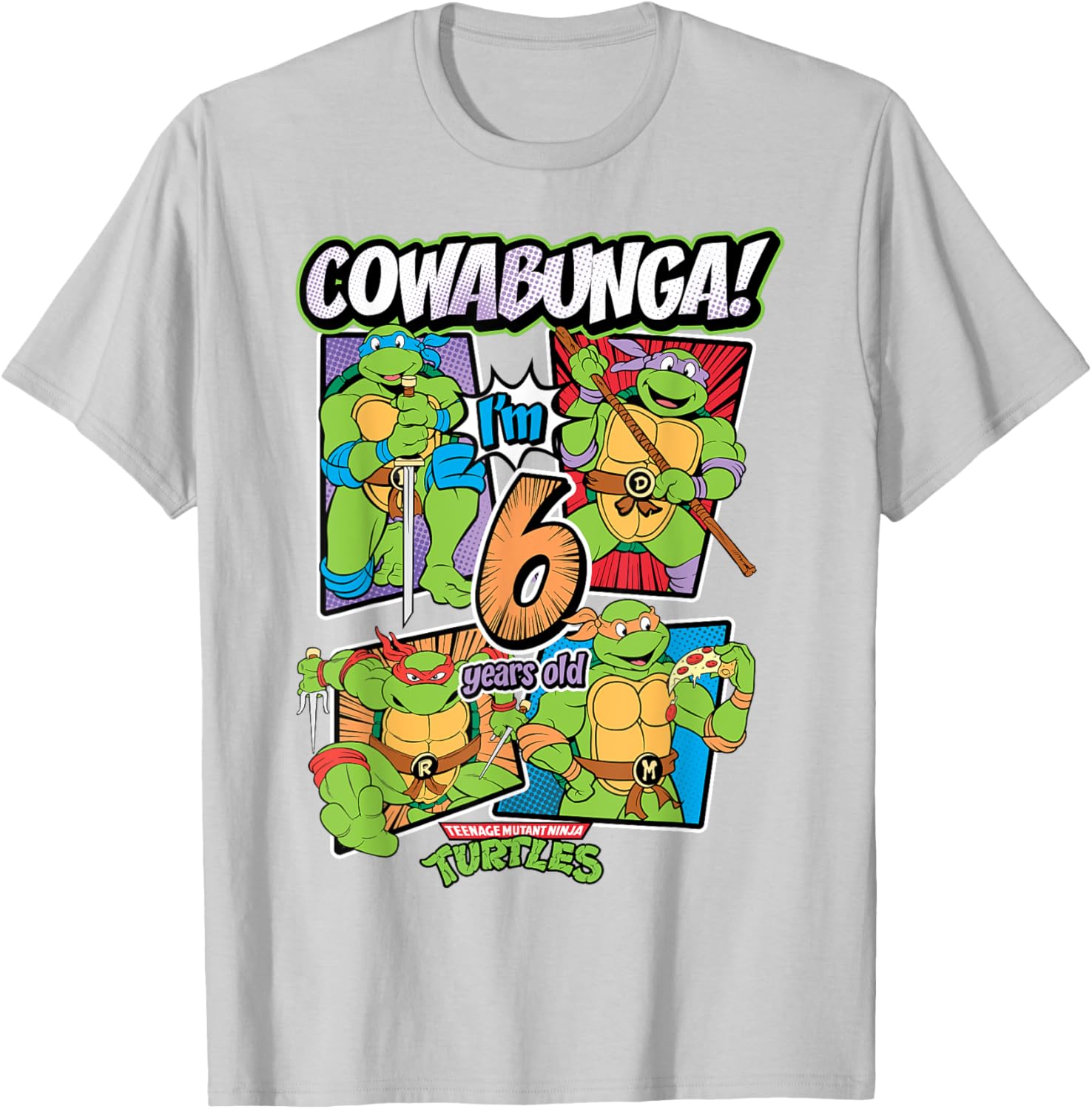 Mademark Teenage Mutant Ninja Turtles T-Shirt for 6 Year Olds Cowabunga - 3