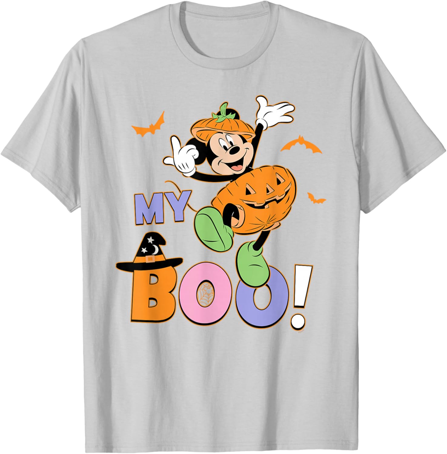 Disney Mickey Mouse My Boo Couples Halloween T-Shirt for Fun Halloween Style - 15