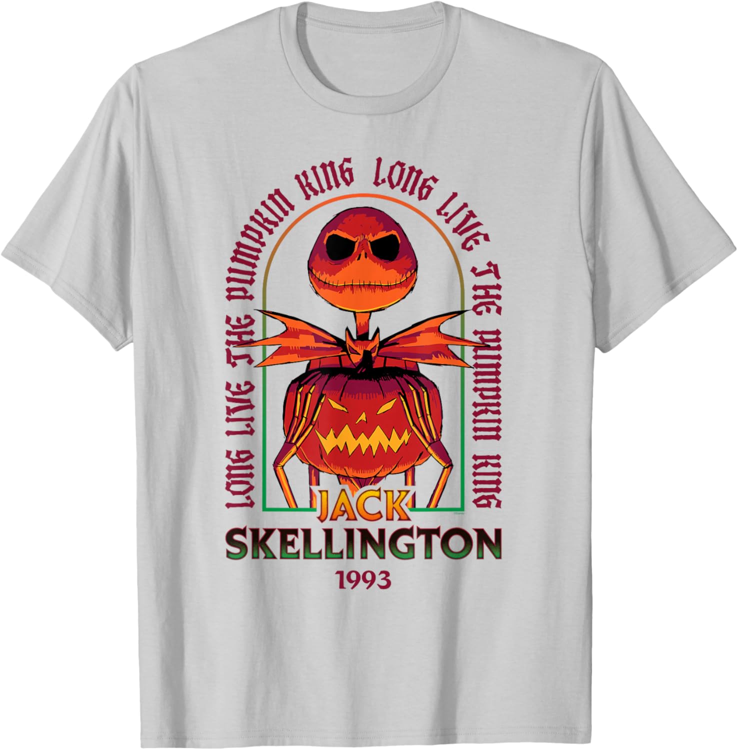 Disney Nightmare Before Christmas Jack T-Shirt 1993 for Fans and Collectors - 1