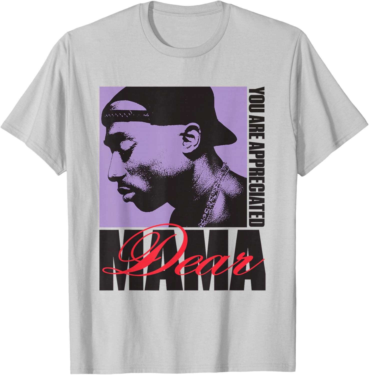 Official Tupac Dear Mama T-Shirt for Music Lovers Clothing and Gifts - 2