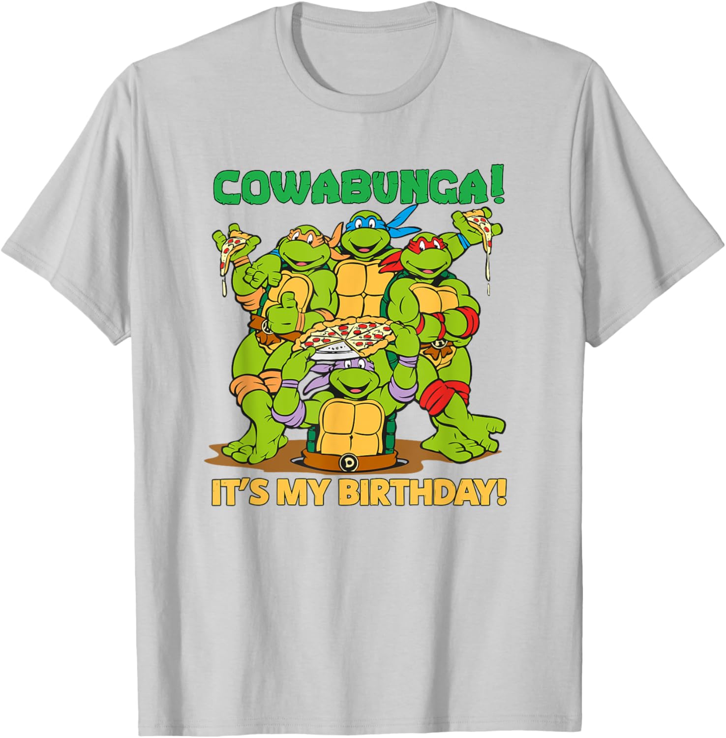 Mademark Teenage Mutant Ninja Turtles Birthday T-Shirt for Kids - 12