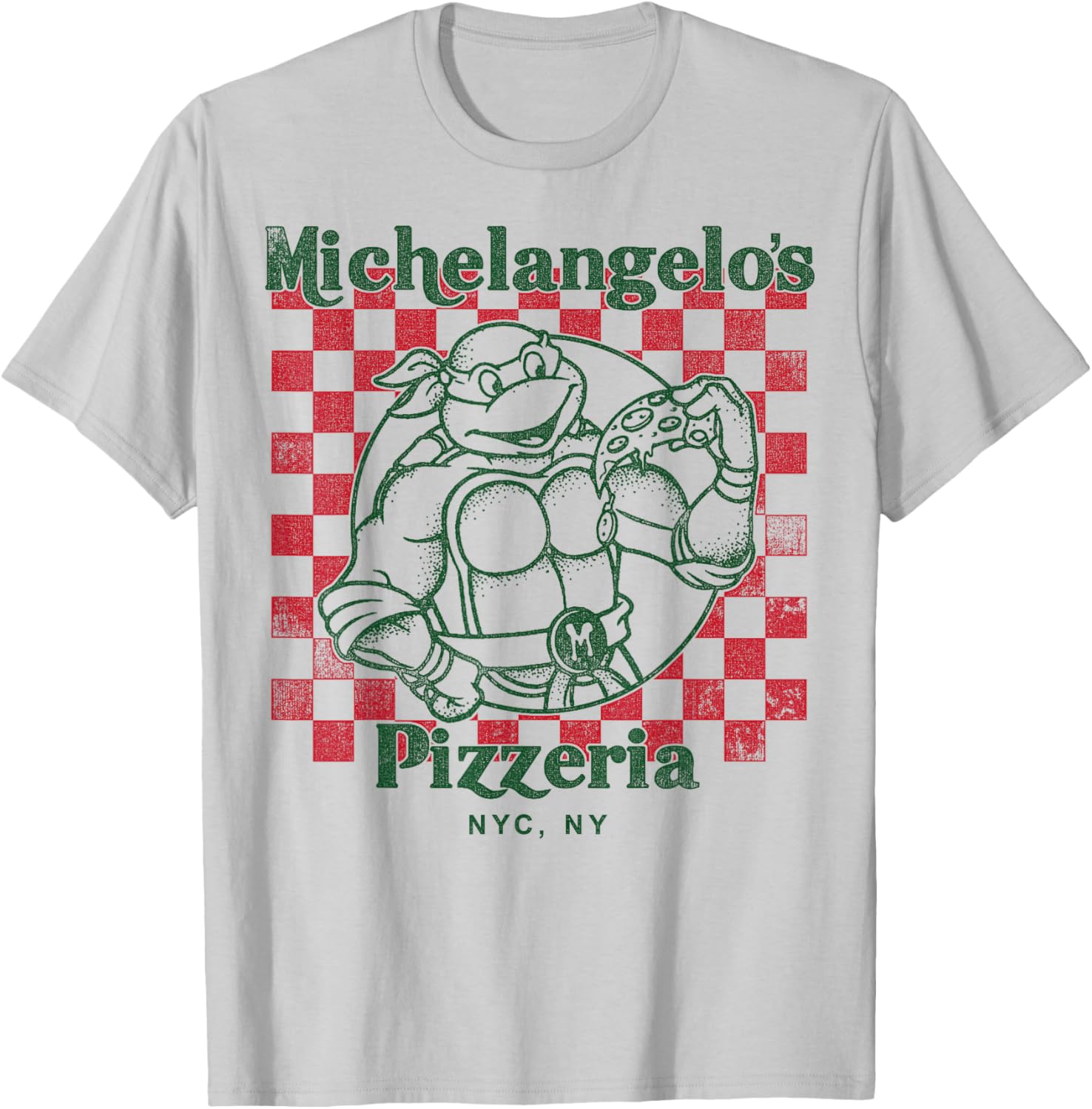 Teenage Mutant Ninja Turtles Mikey's Yummy Pizza Short Sleeve T-Shirt - 7