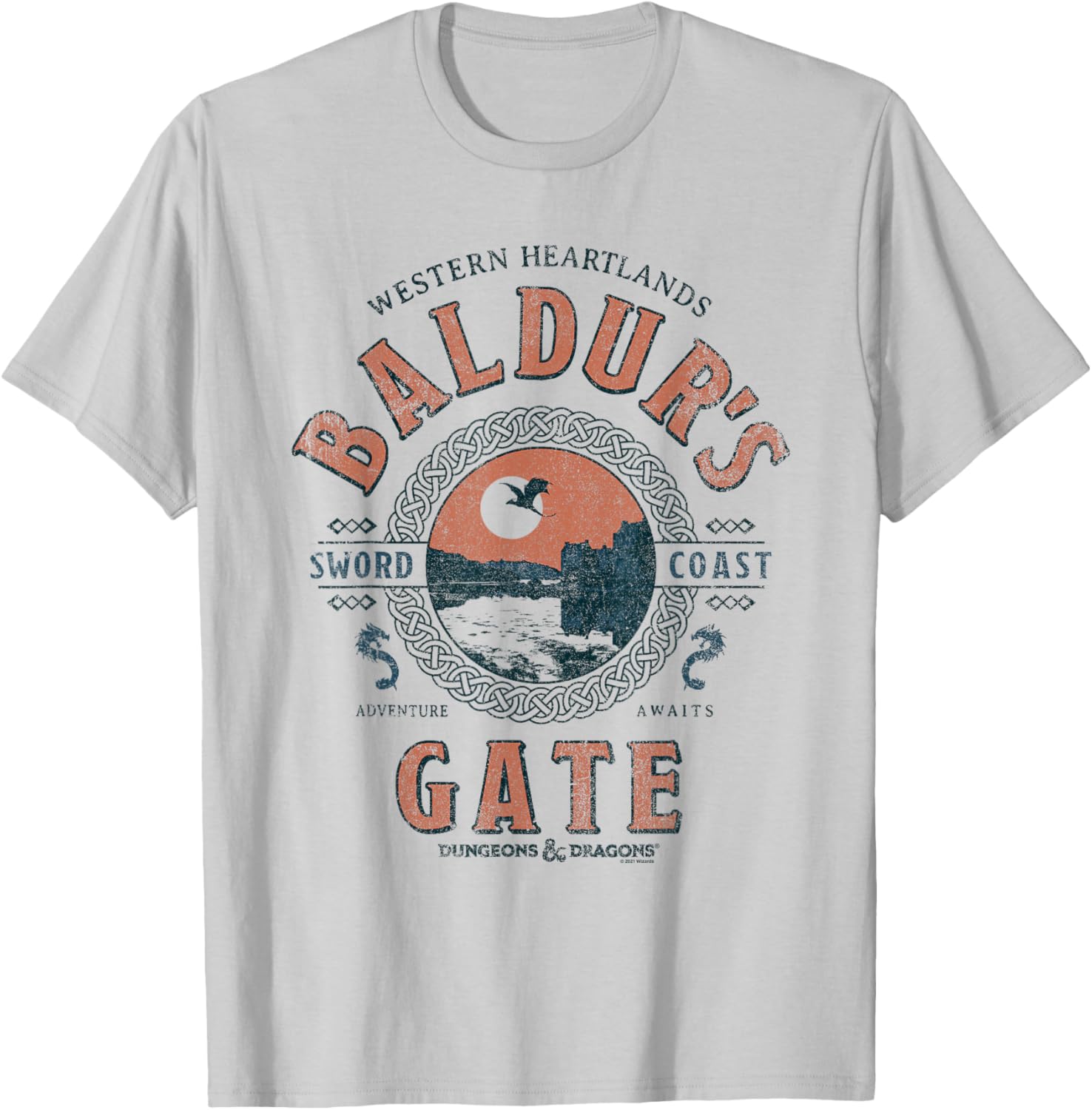 Dungeons & Dragons Adventure Awaits Baldur's Gate T-Shirt for Fans - 4