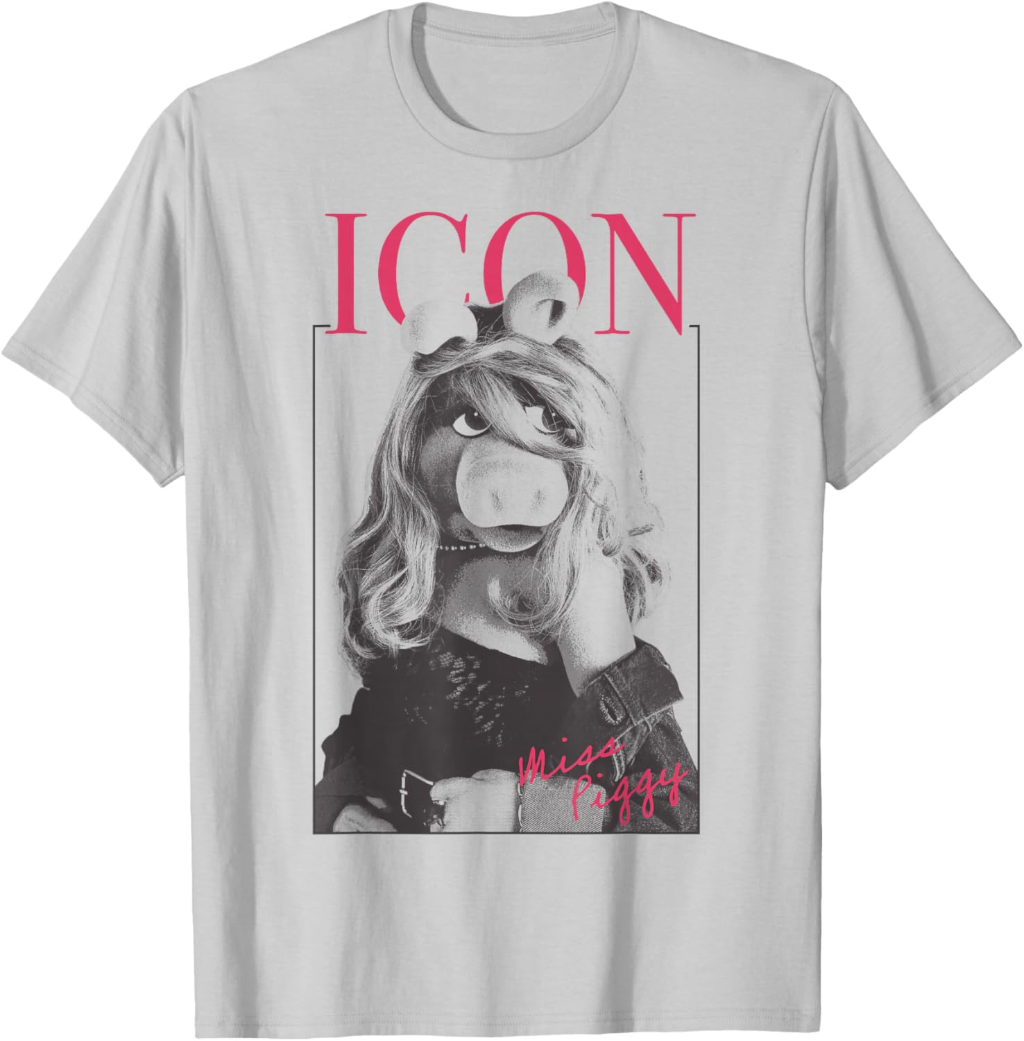 Disney The Muppets Miss Piggy Icon Magazine Poster T-Shirt for Fans - 1