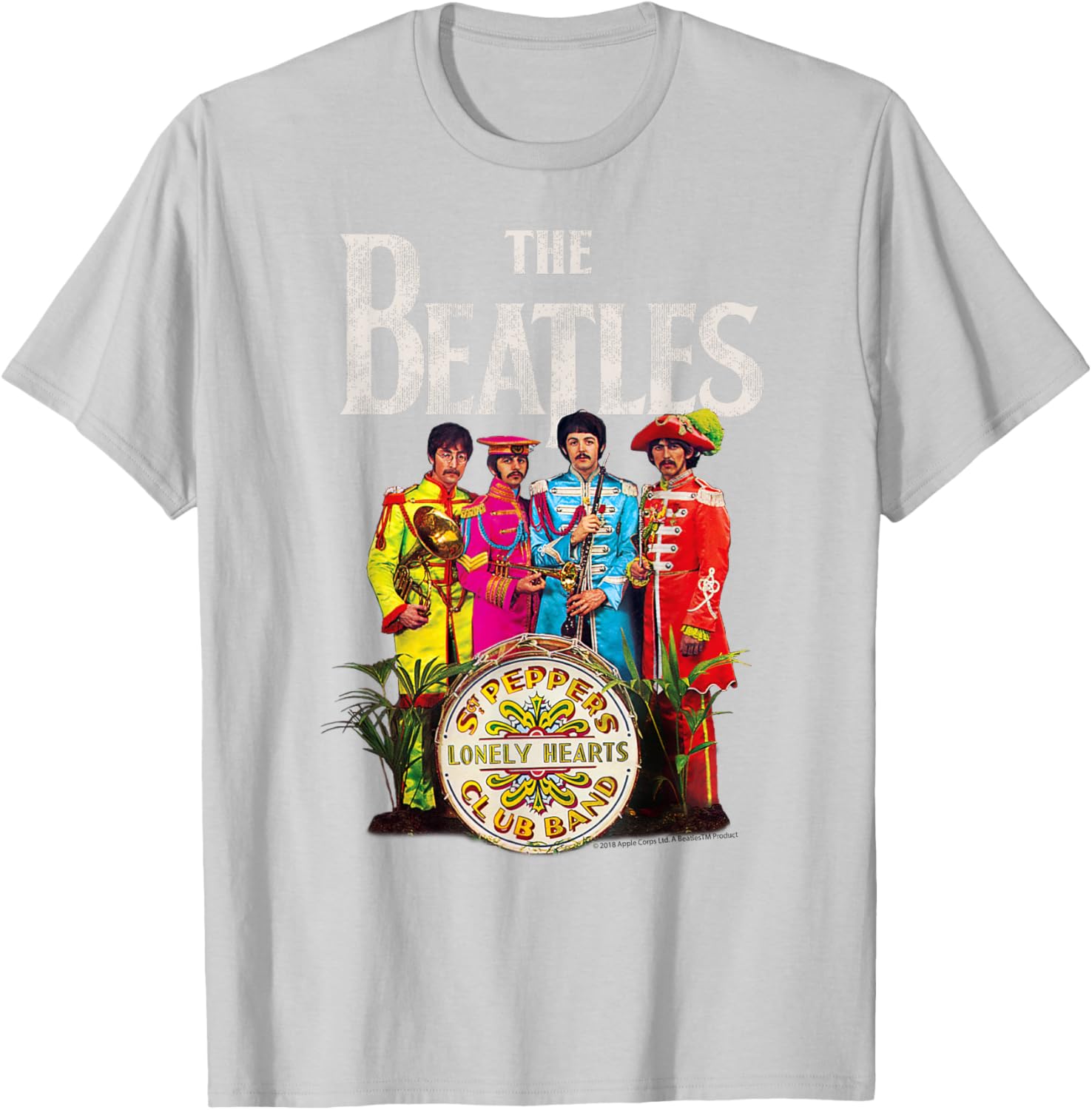 Beatles Sgt. Pepper's Lonely Hearts Short Sleeve T-Shirt for Fans - 5