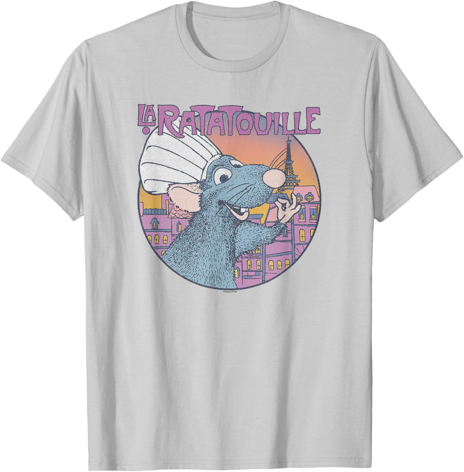 Disney Pixar Ratatouille Bon Appetit Circle Sign T-Shirt for Food Lovers - 11