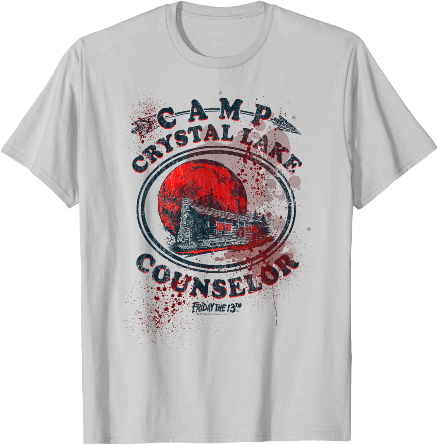 Friday the 13th Camp Counselor Victim T-Shirt for Horror Movie Fans - 5
